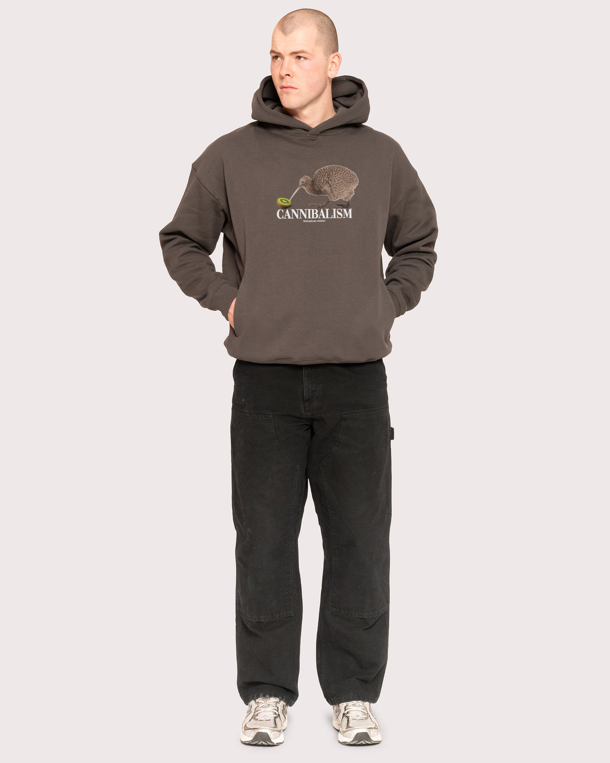 Cannibalism Charcoal Hoodie