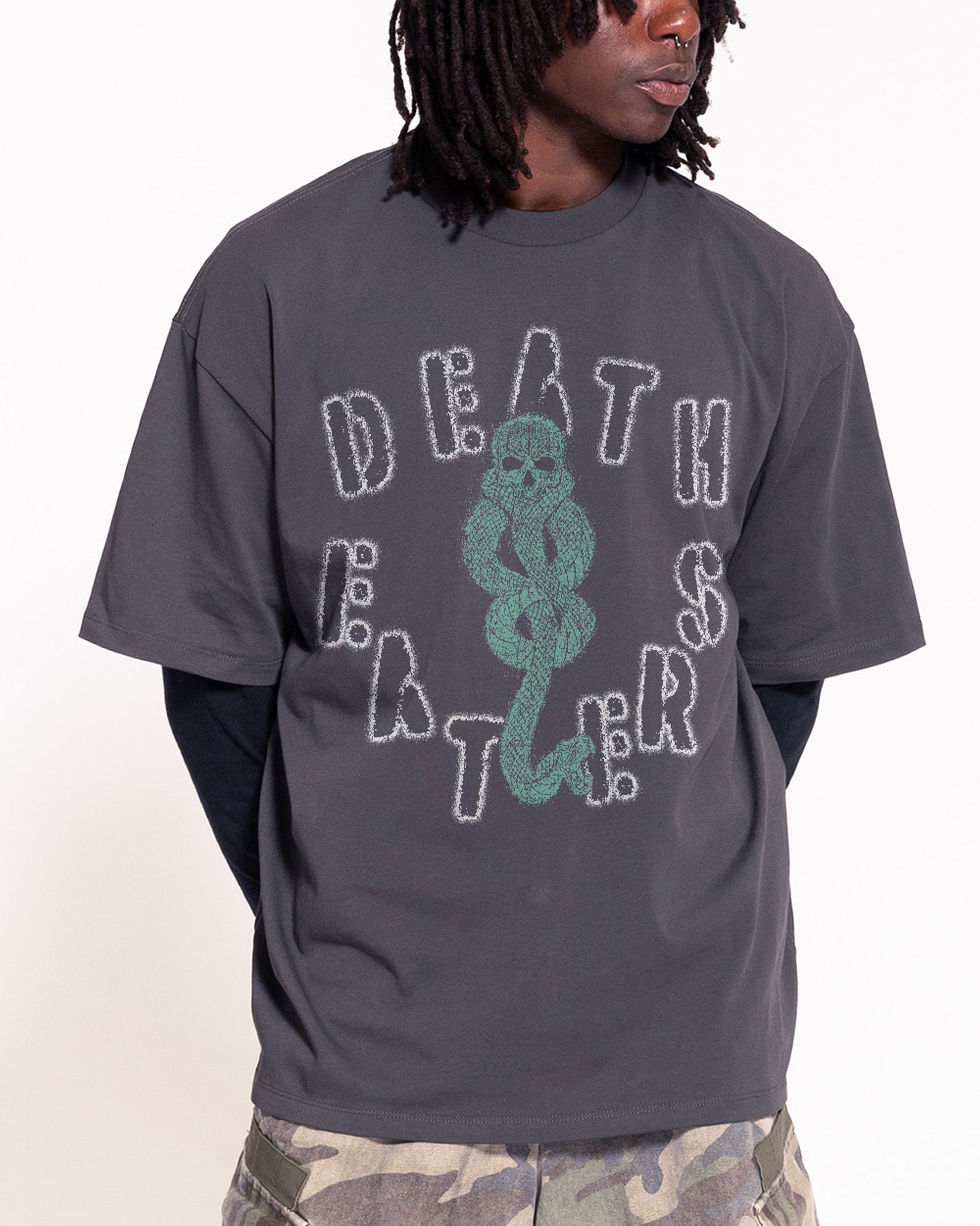 Death Eaters Charcoal Oversized Tee