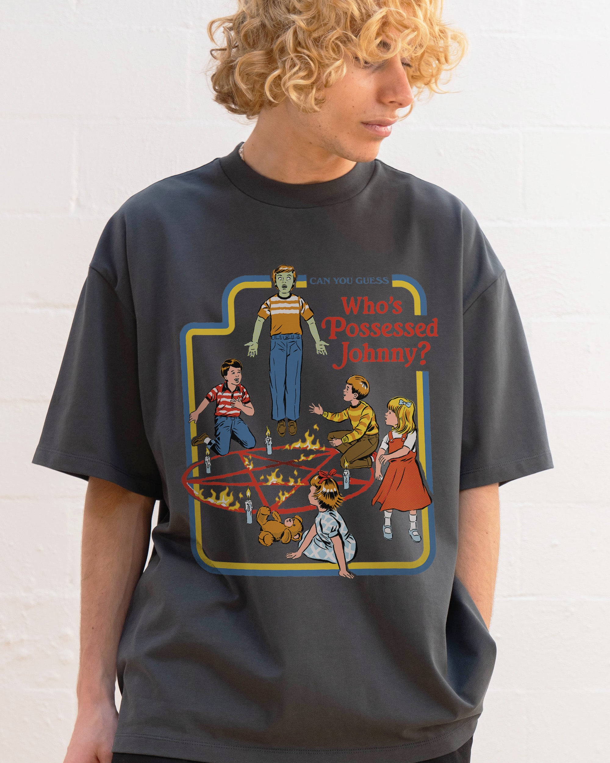 Who's Possessed Johnny? Oversized Tee Australia Online Threadheads