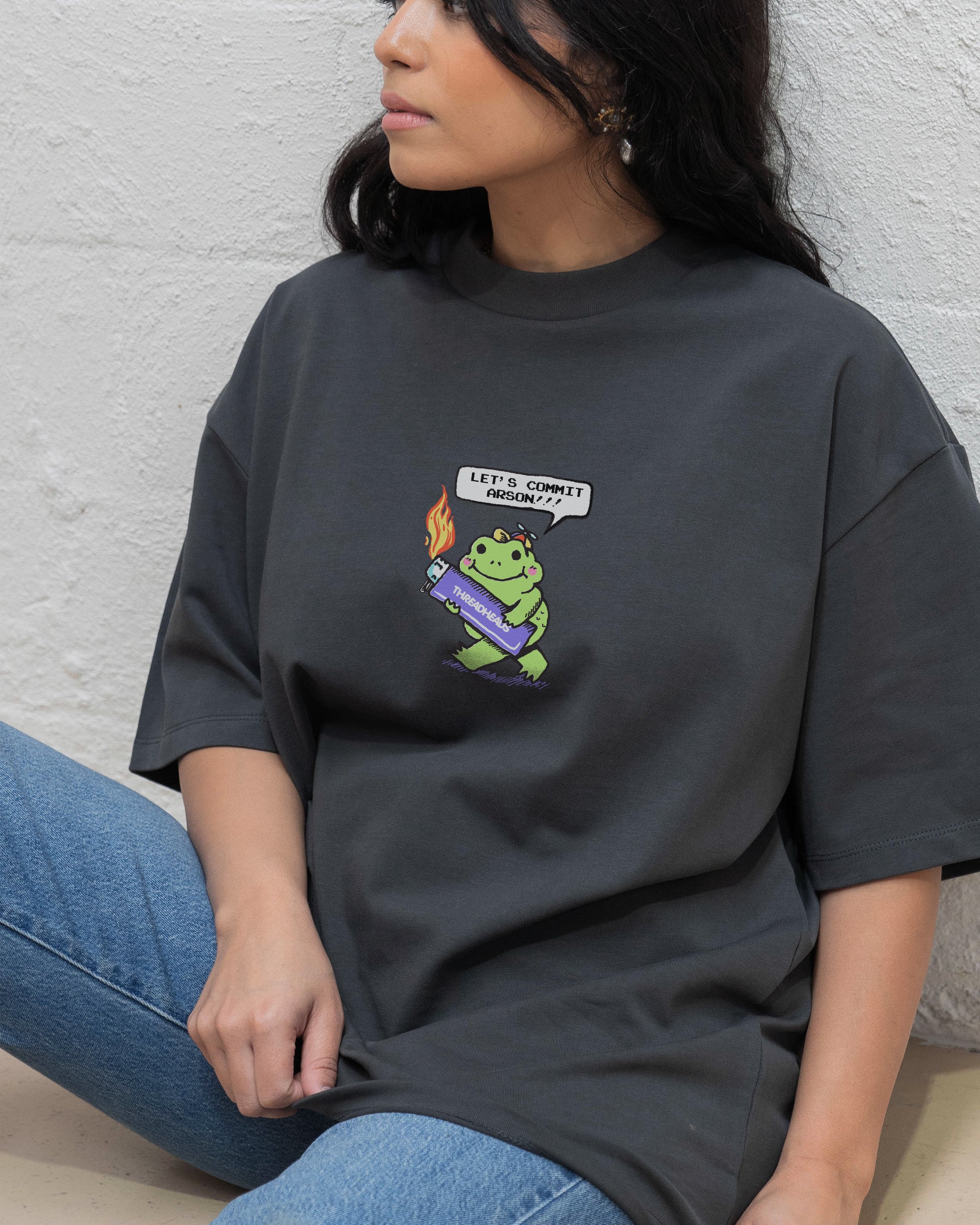 Let's Commit Arson Oversized Tee Australia Online Threadheads