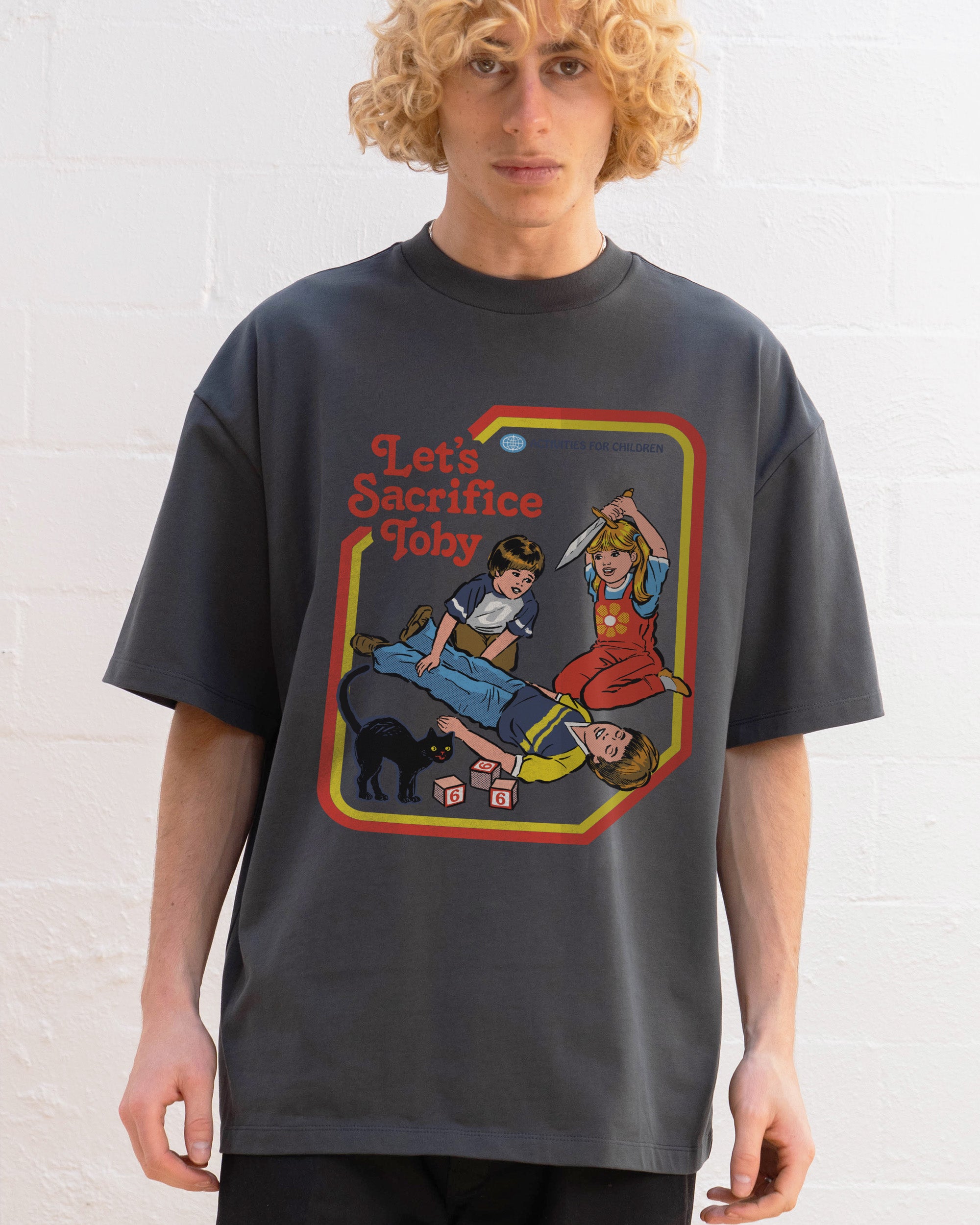 Let's Sacrifice Toby Oversized Tee Australia Online Threadheads