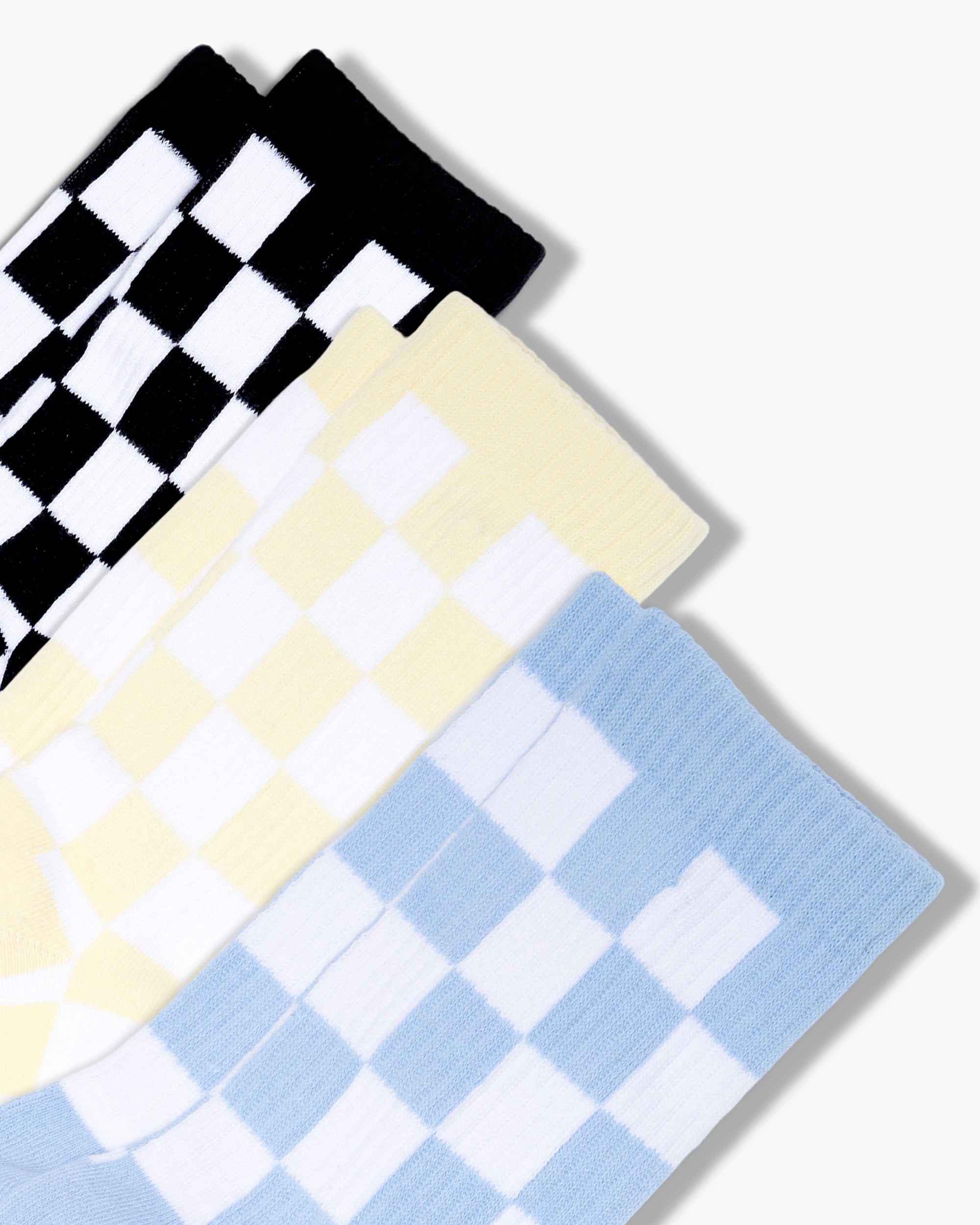 Check Pattern 3-Pack Socks
