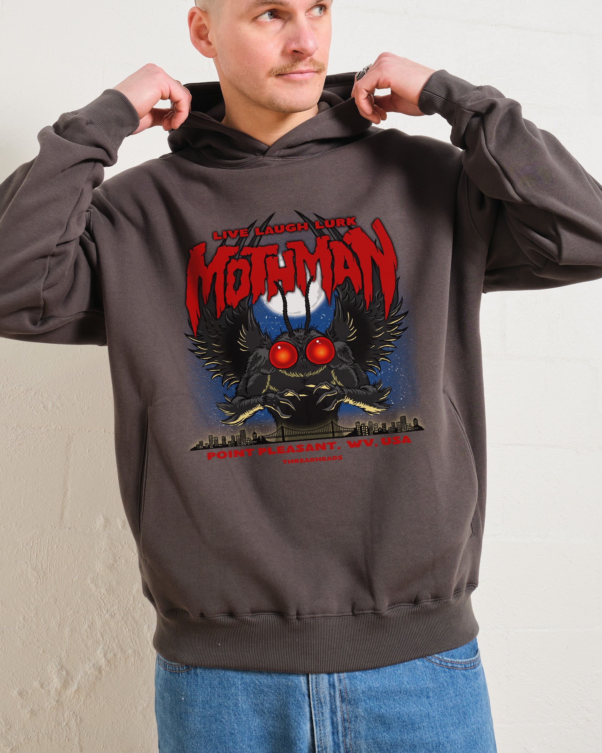 Mothman - Live Laugh Lurk Hoodie Australia Online