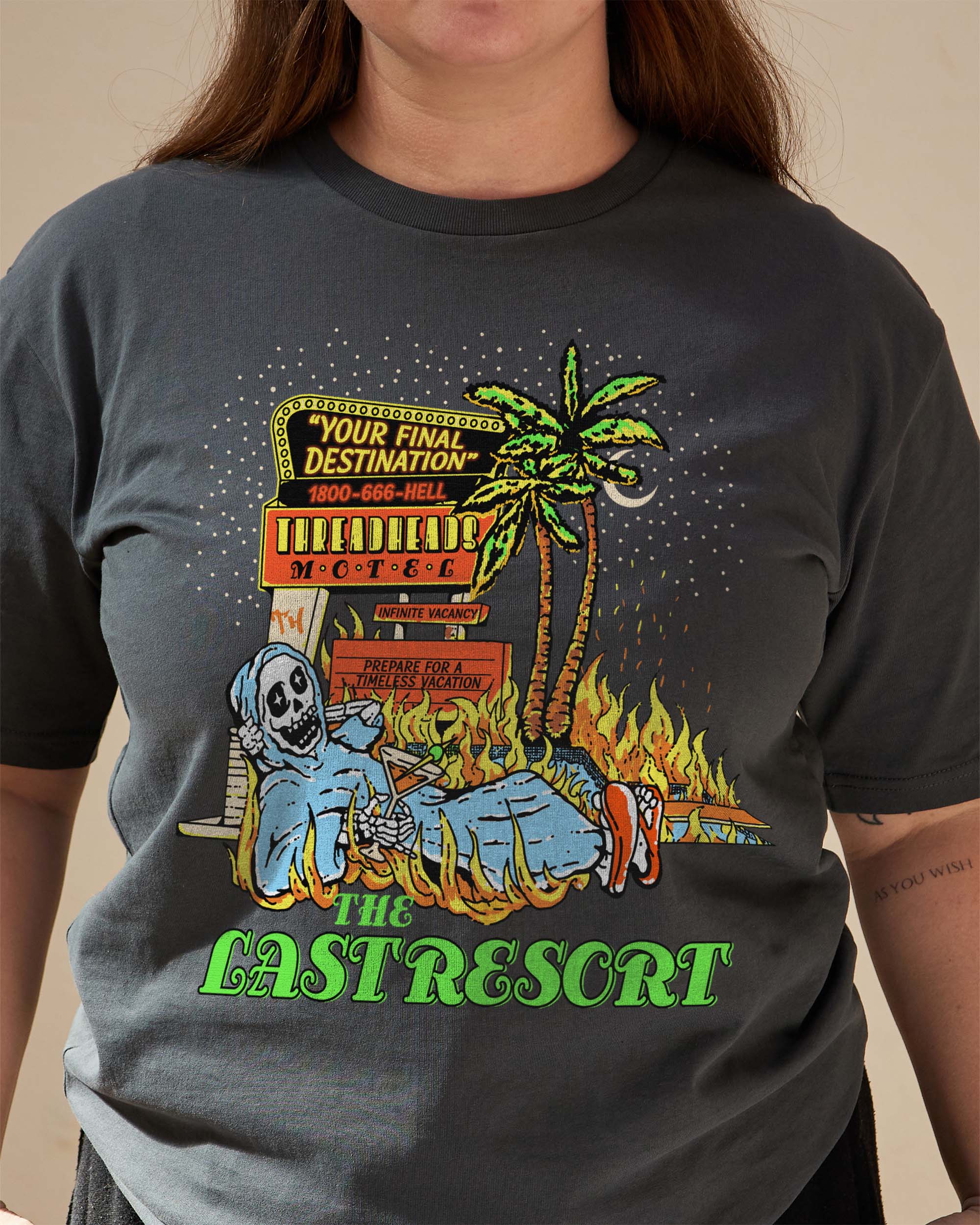 Last Resort Hotel Vacation Packages T-Shirt Australia Online Coal