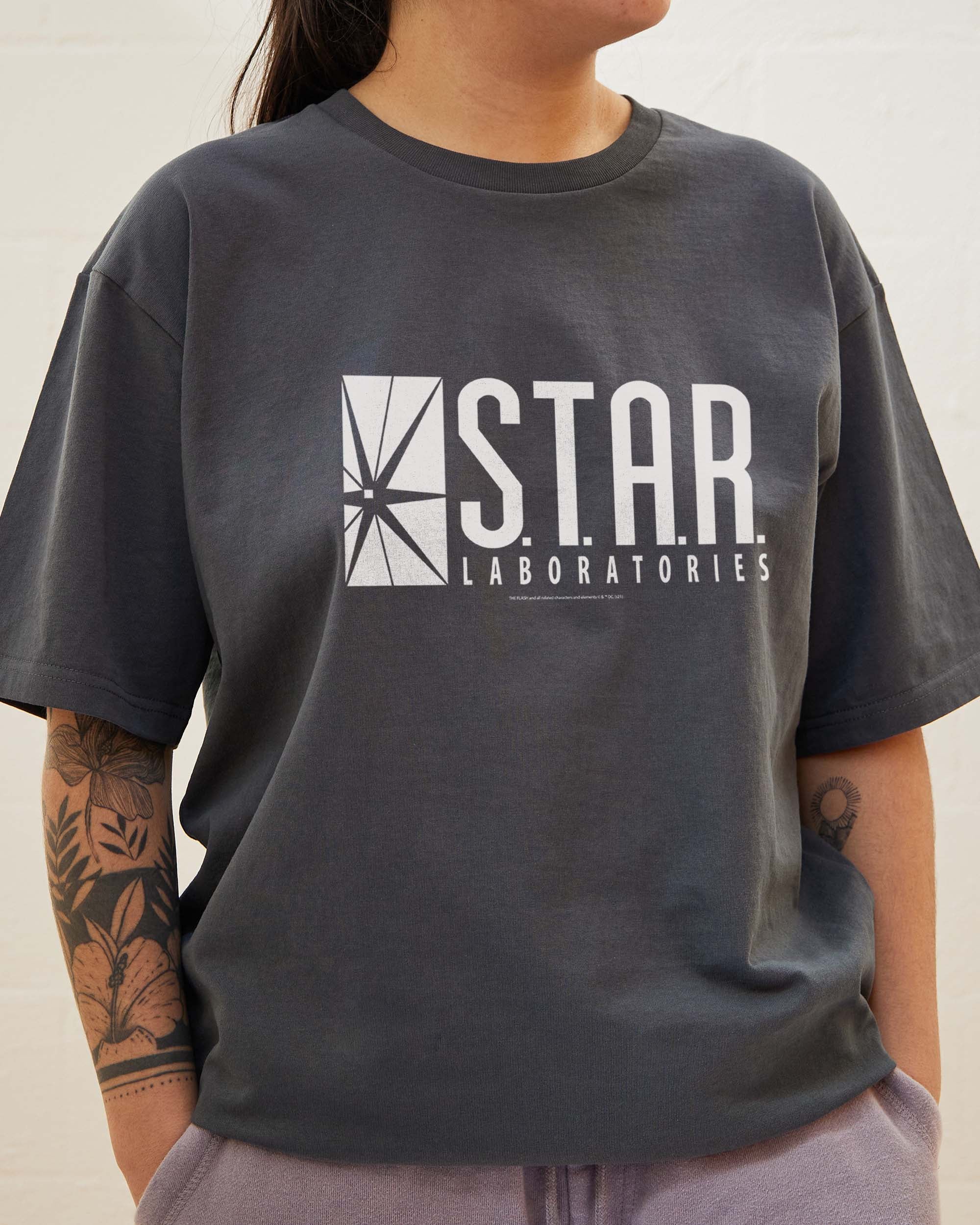 Star Laboratories T-Shirt Australia Online Charcoal