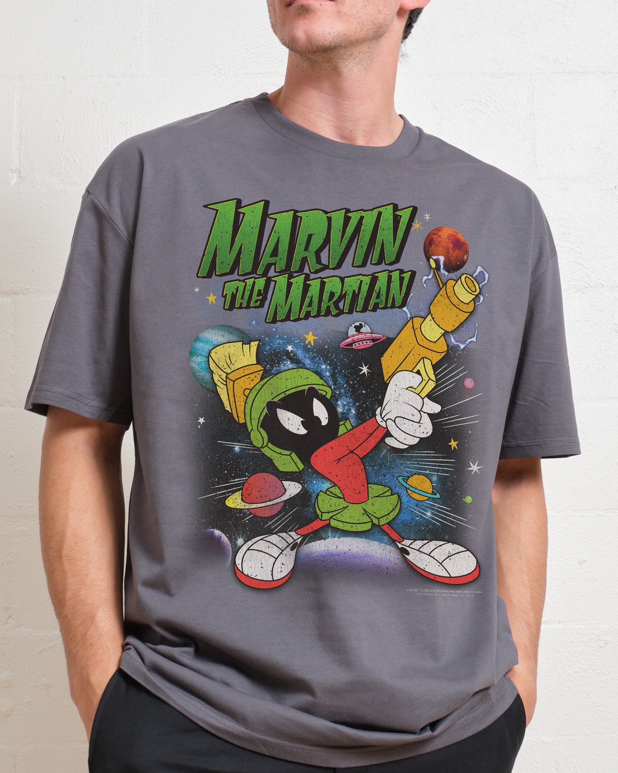 Marvin the Martian Vintage T-Shirt | Official Marvin the Martian Merch  Australia