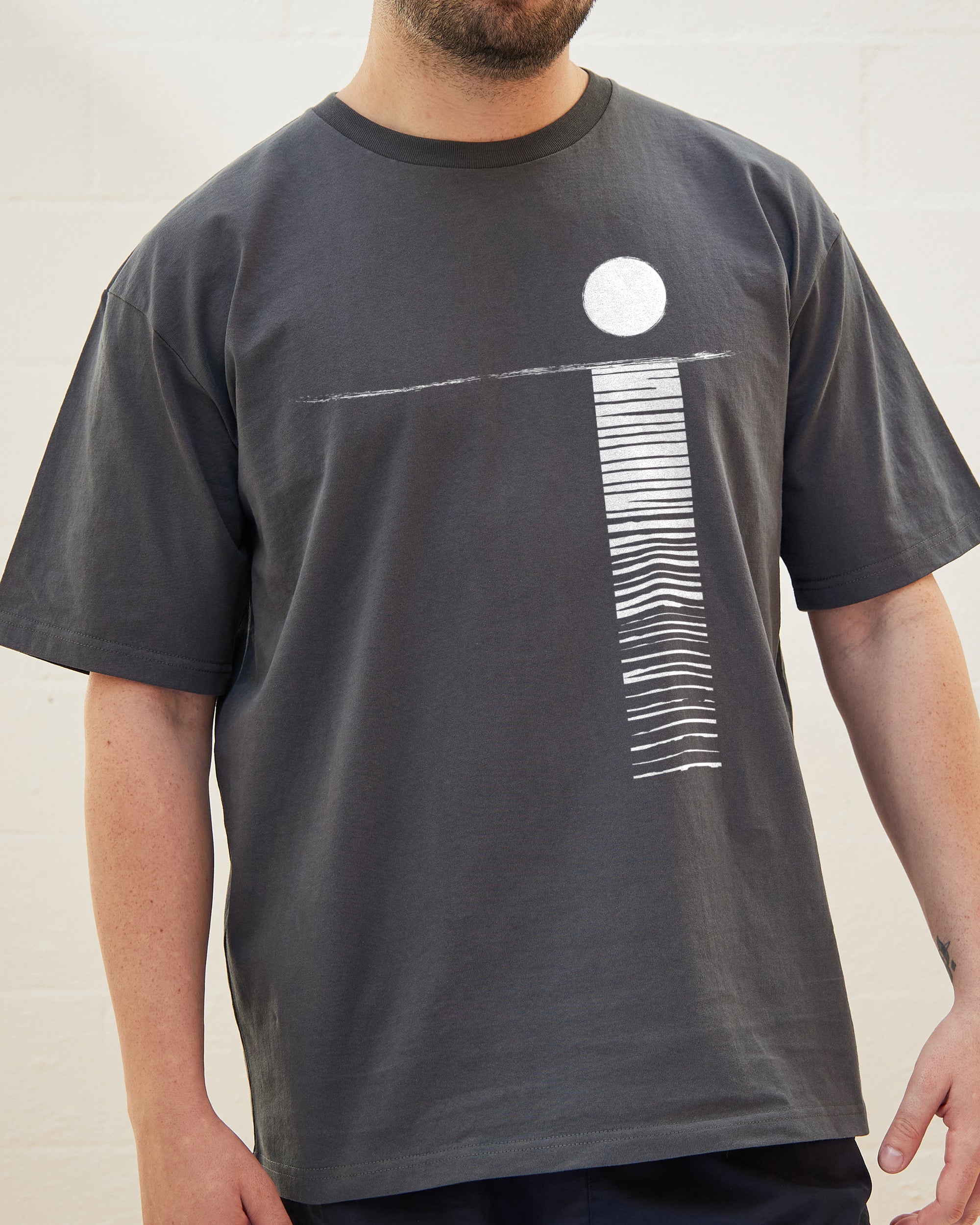 Moonlight Sun T-Shirt Australia Online Charcoal