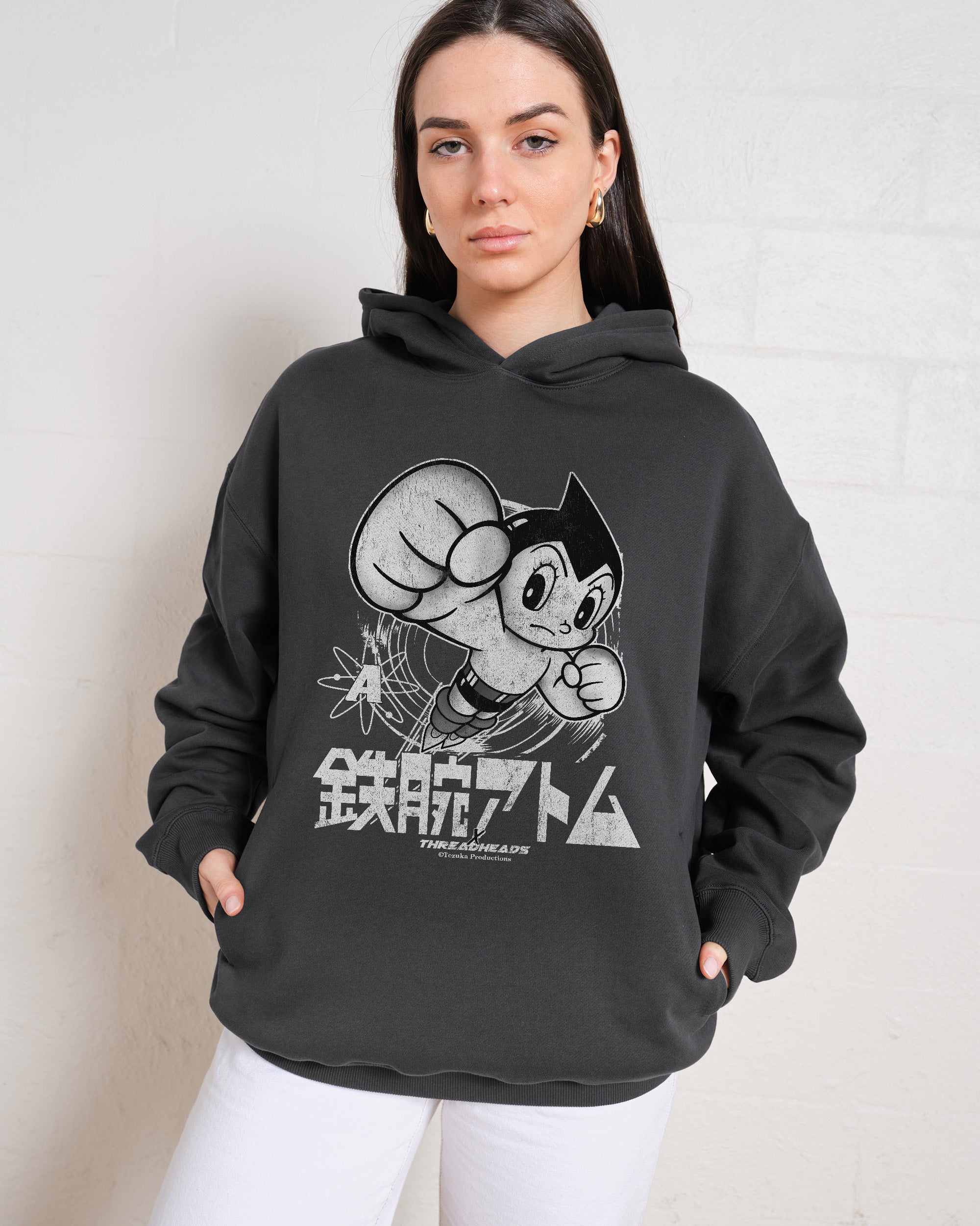 Astro Boy Black and White Hoodie