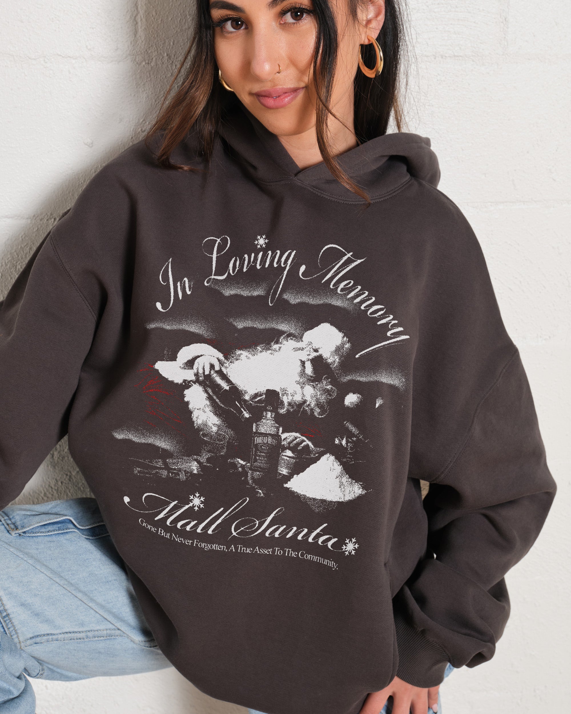 Mall Santa In Loving Memory Hoodie