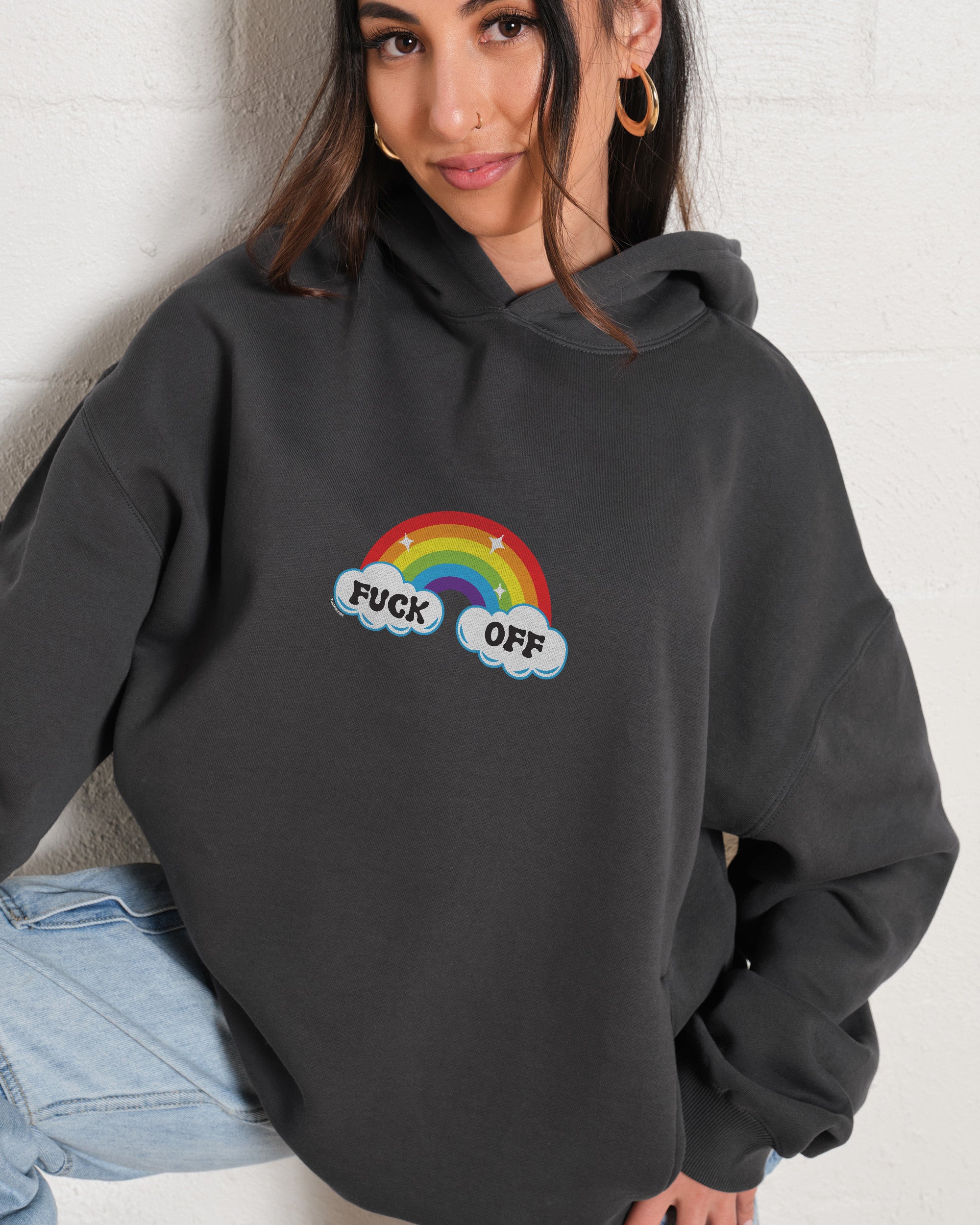 Fk Off Rainbow Hoodie