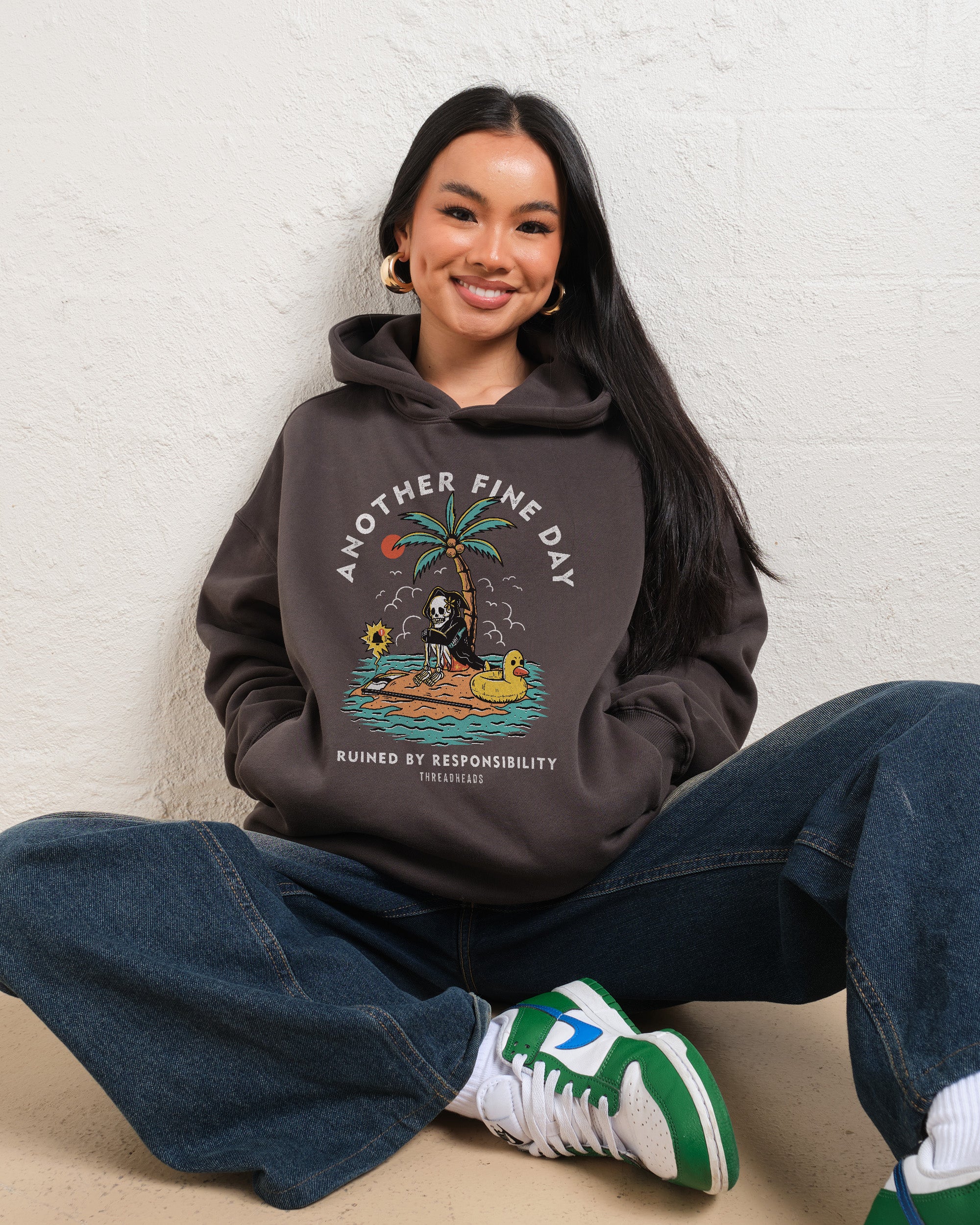 Another Fine Day Ruined by Responsibility Hoodie Australia Online