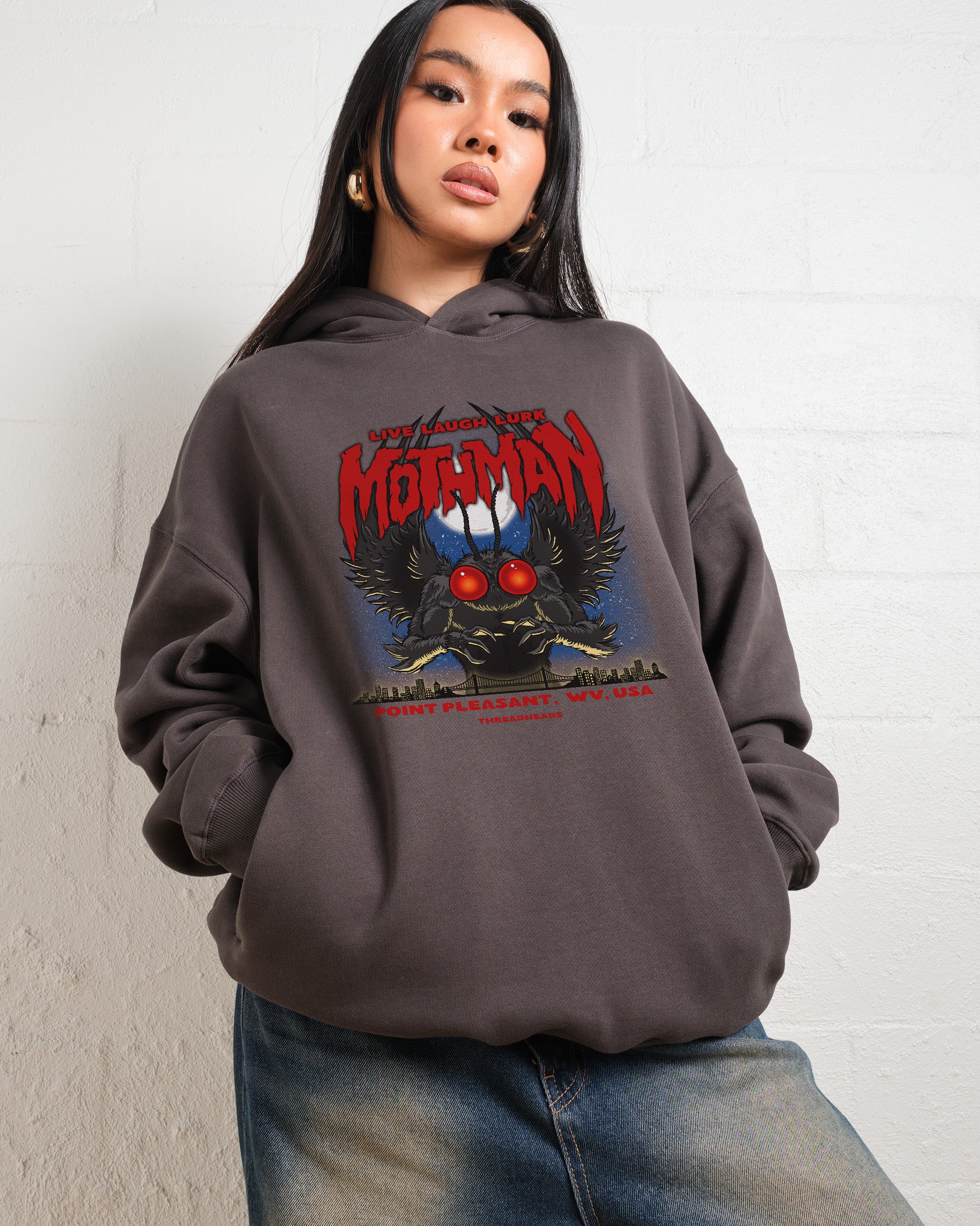 Mothman - Live Laugh Lurk Hoodie Australia Online