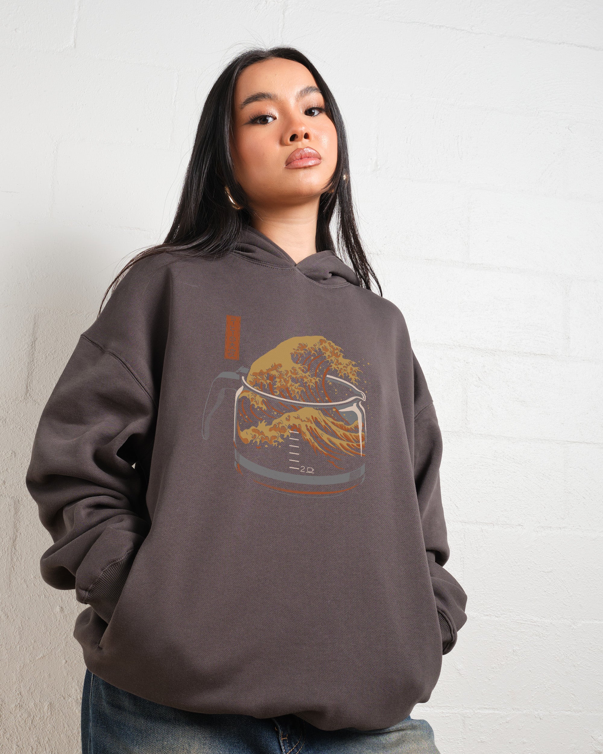 The Great Wave of Coffee Hoodie Australia Online