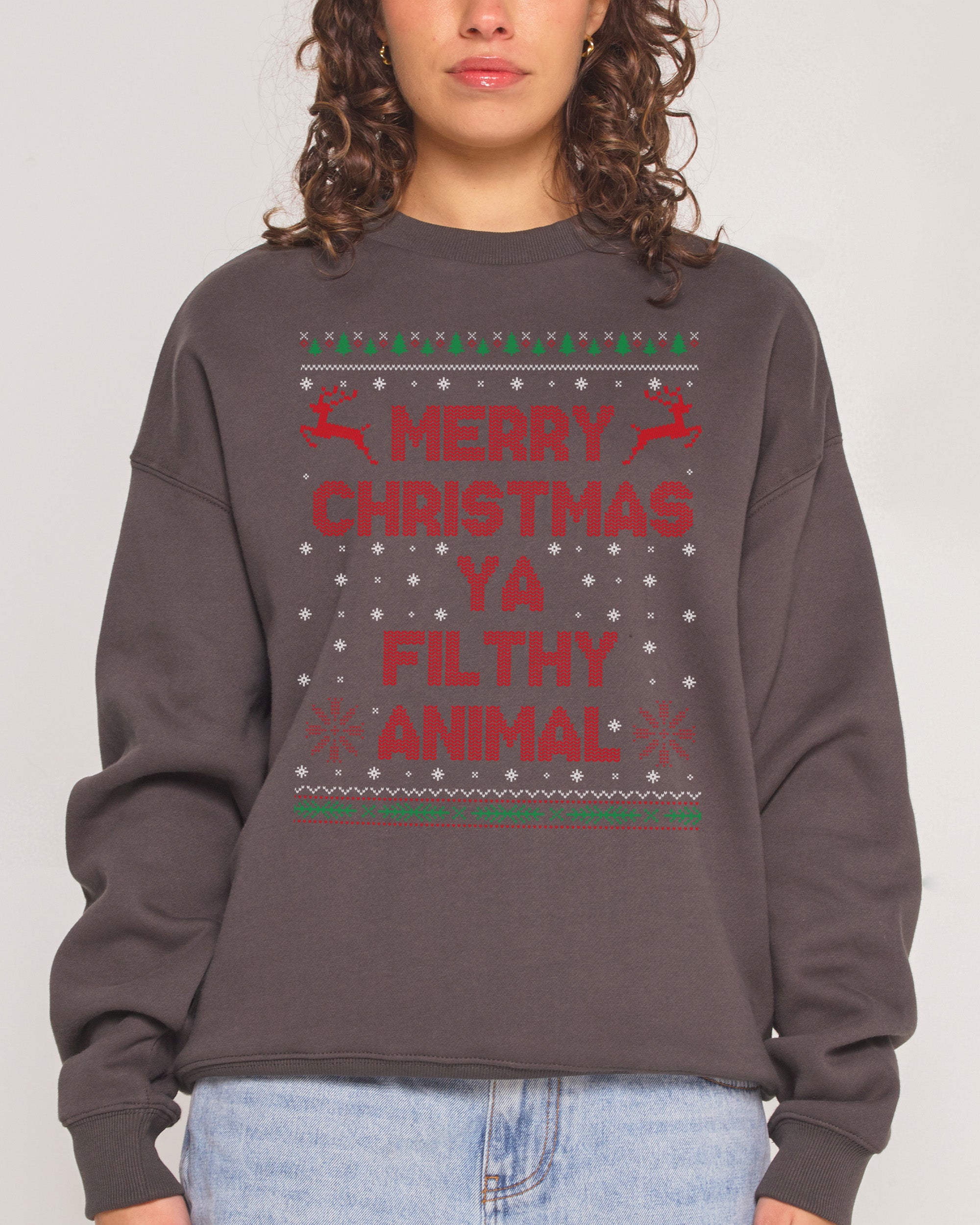 Merry Christmas Ya Filthy Animals Sweatshirt