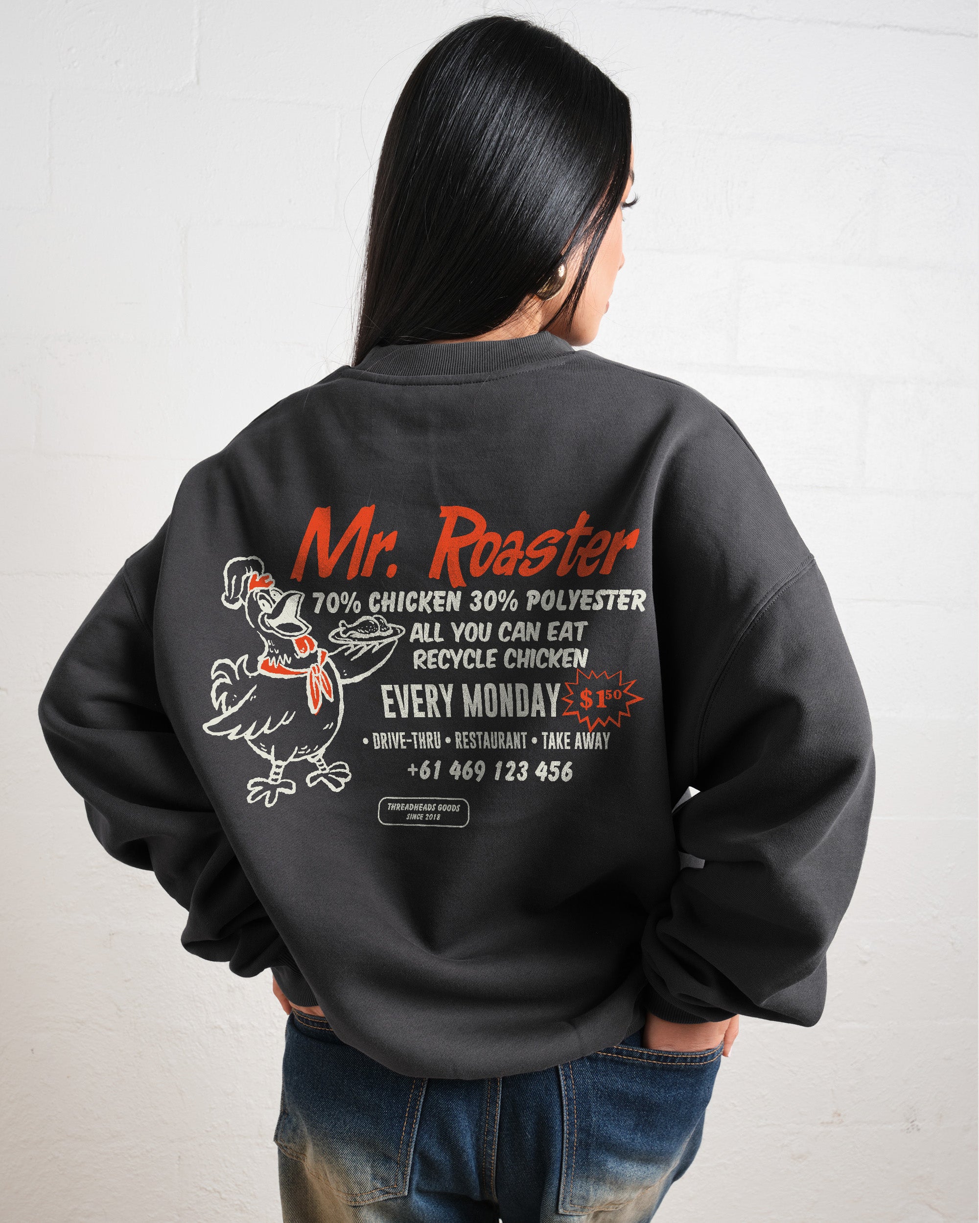 Mr. Roaster Fried Chicken Sweatshirt