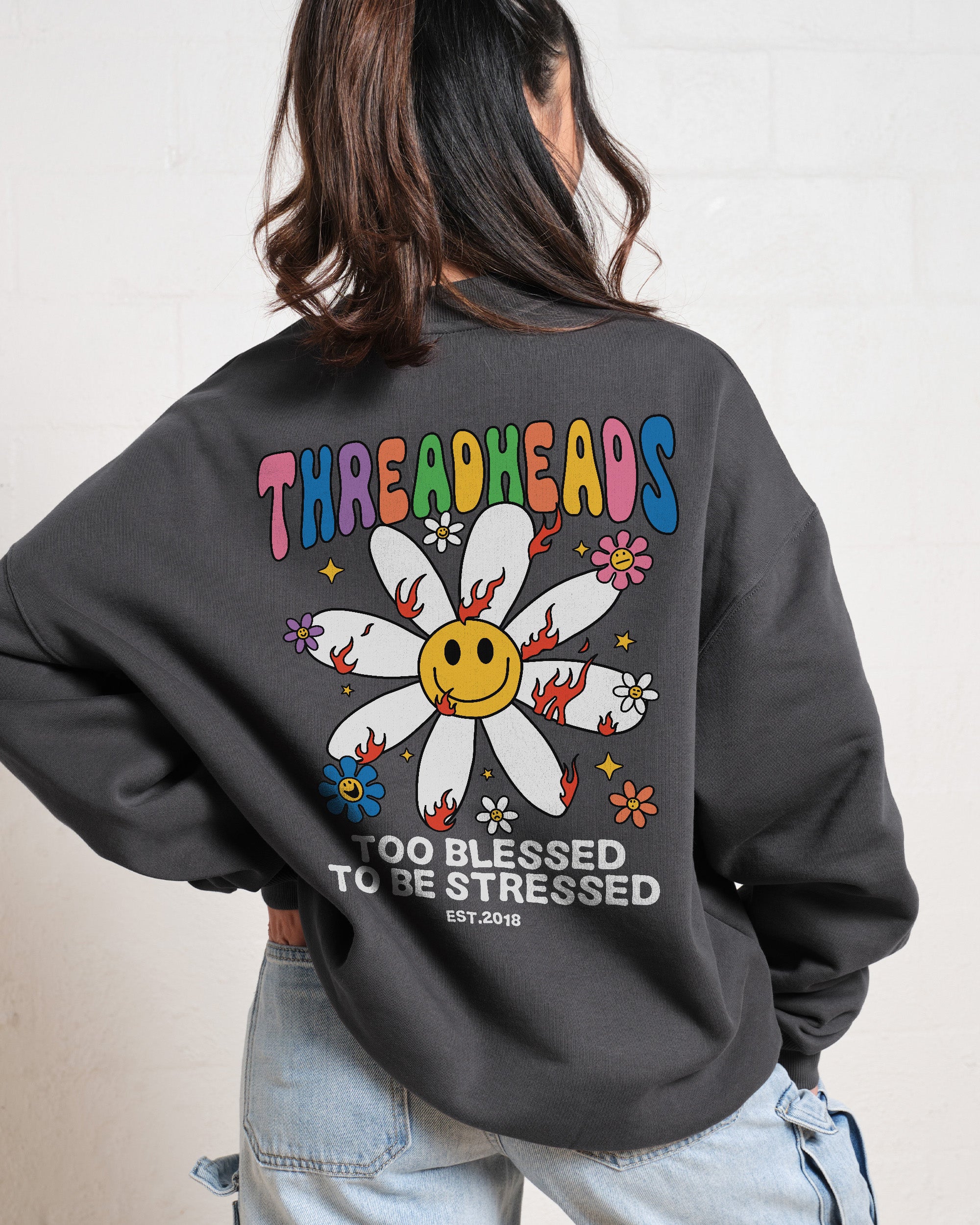 Too Blessed to be Stressed Sweatshirt