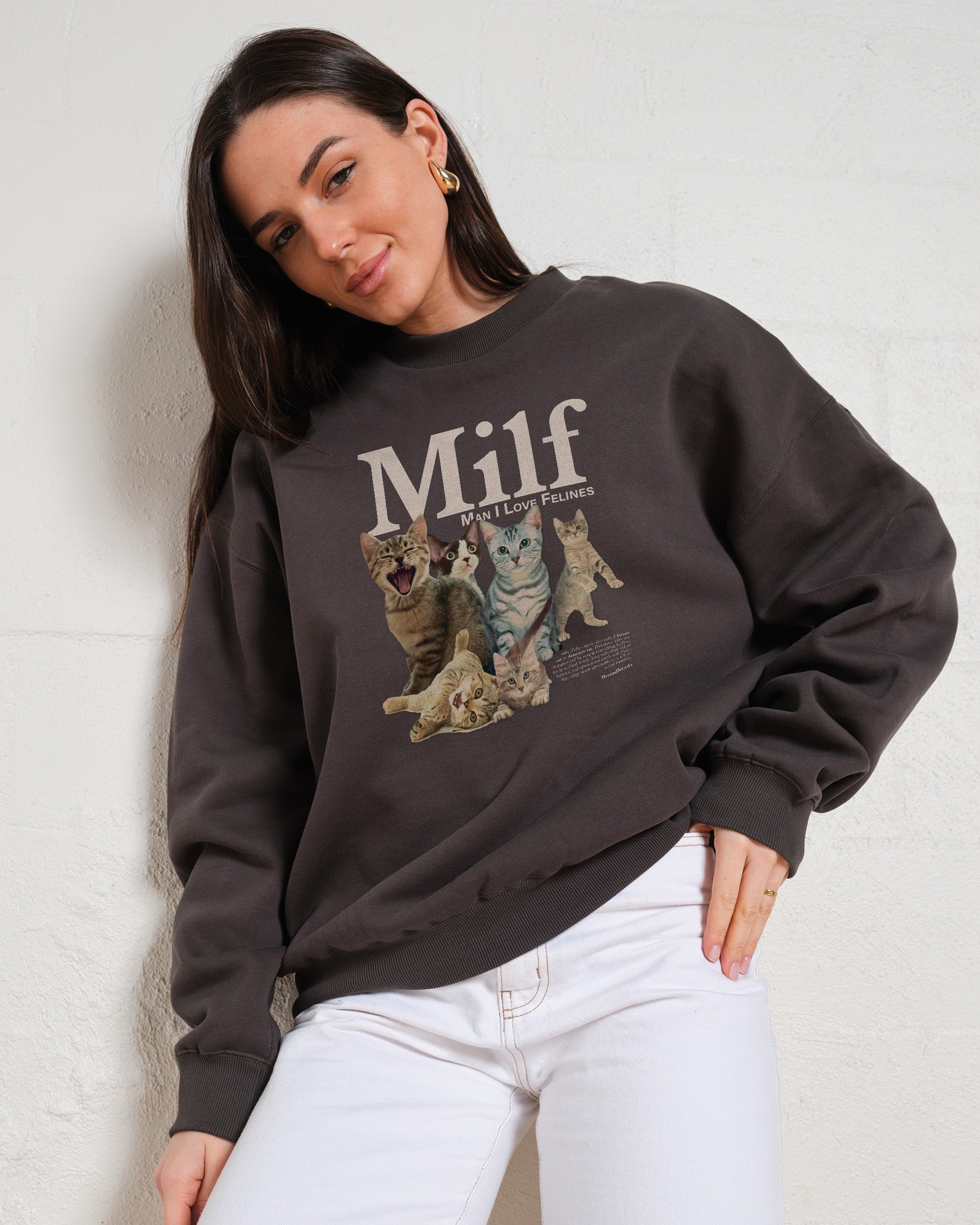 Man I Love Felines Sweatshirt Australia Online