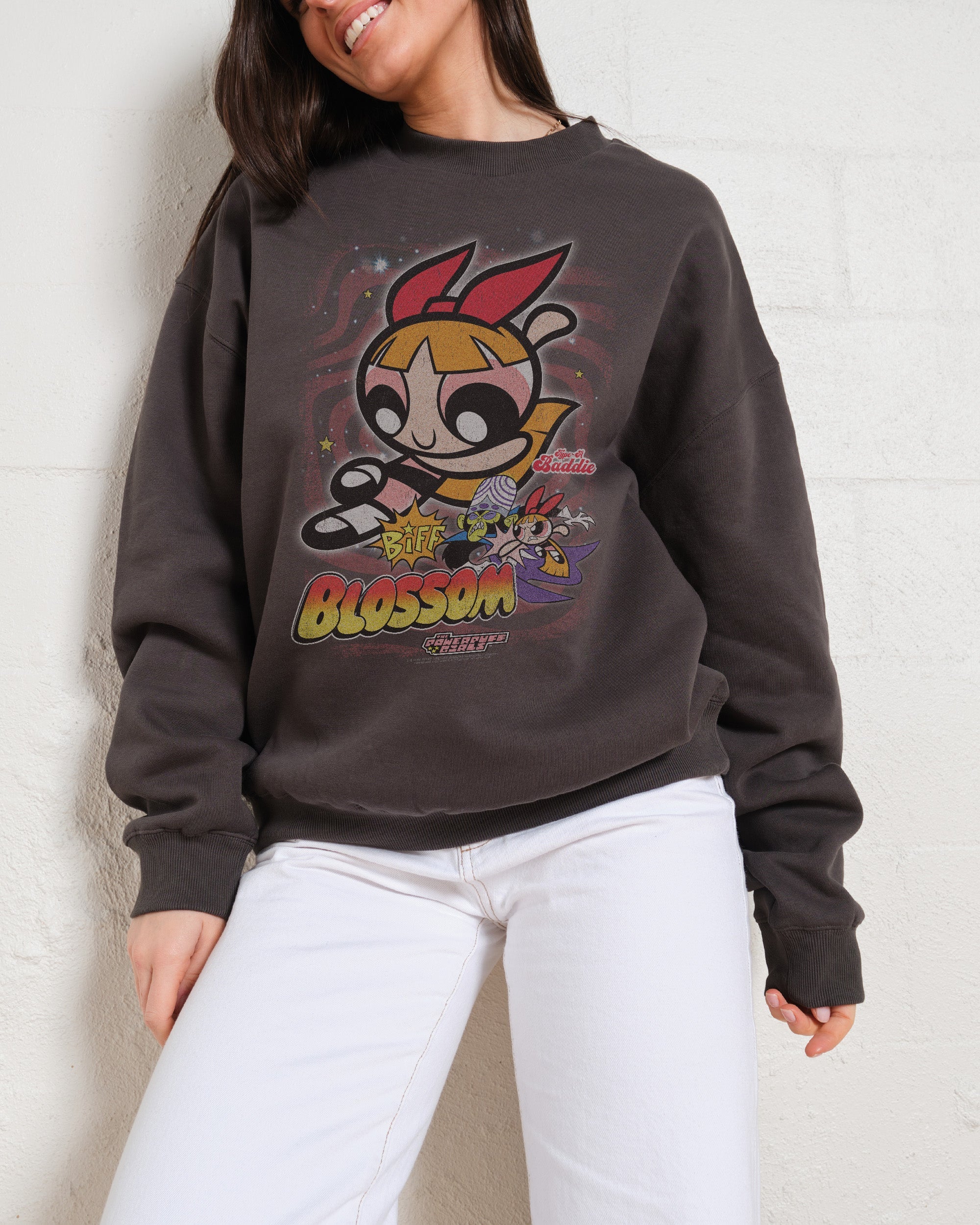 Blossom Sweatshirt Australia Online Charcoal