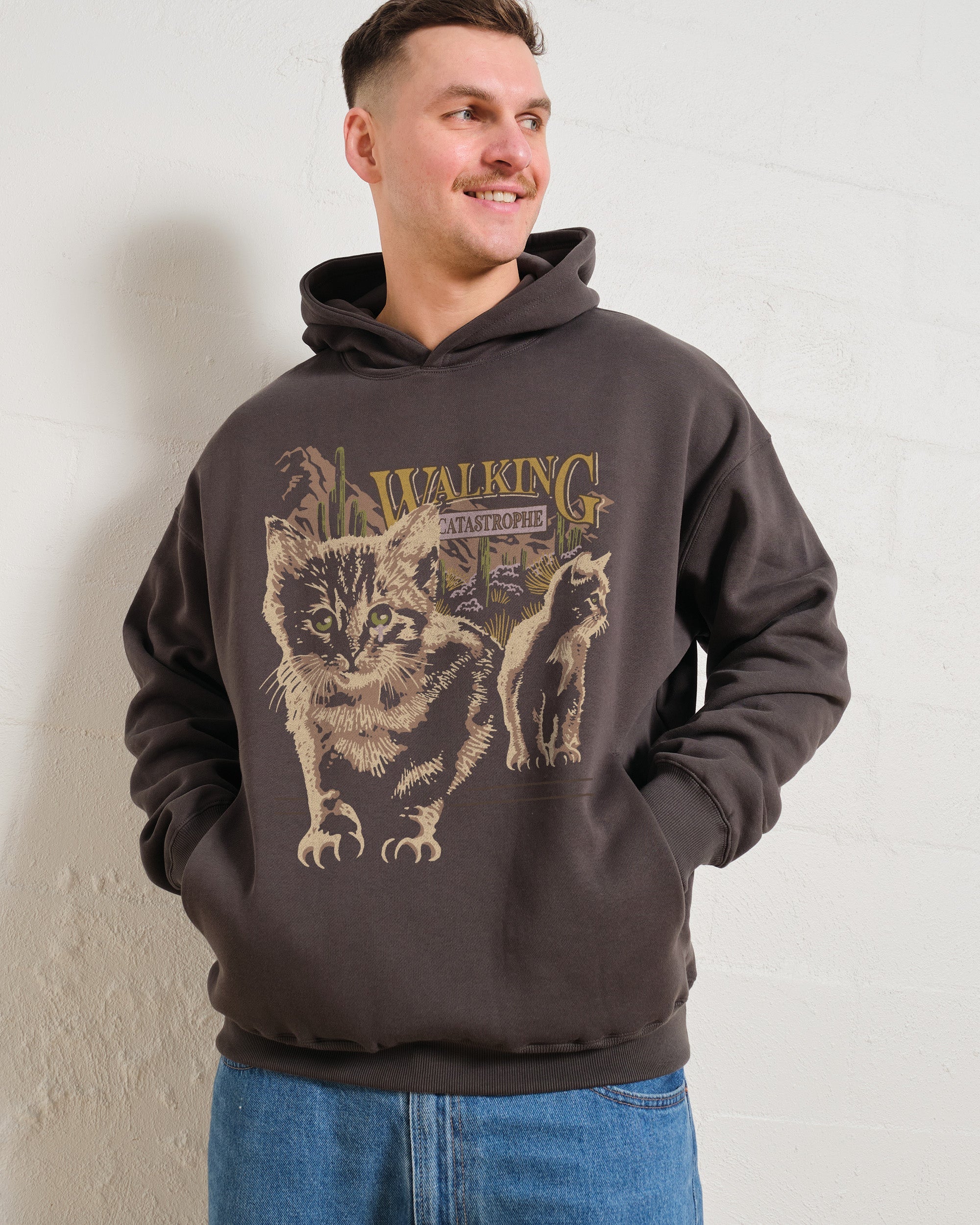 Walking Catastrophe Hoodie Australia Online Charcoal