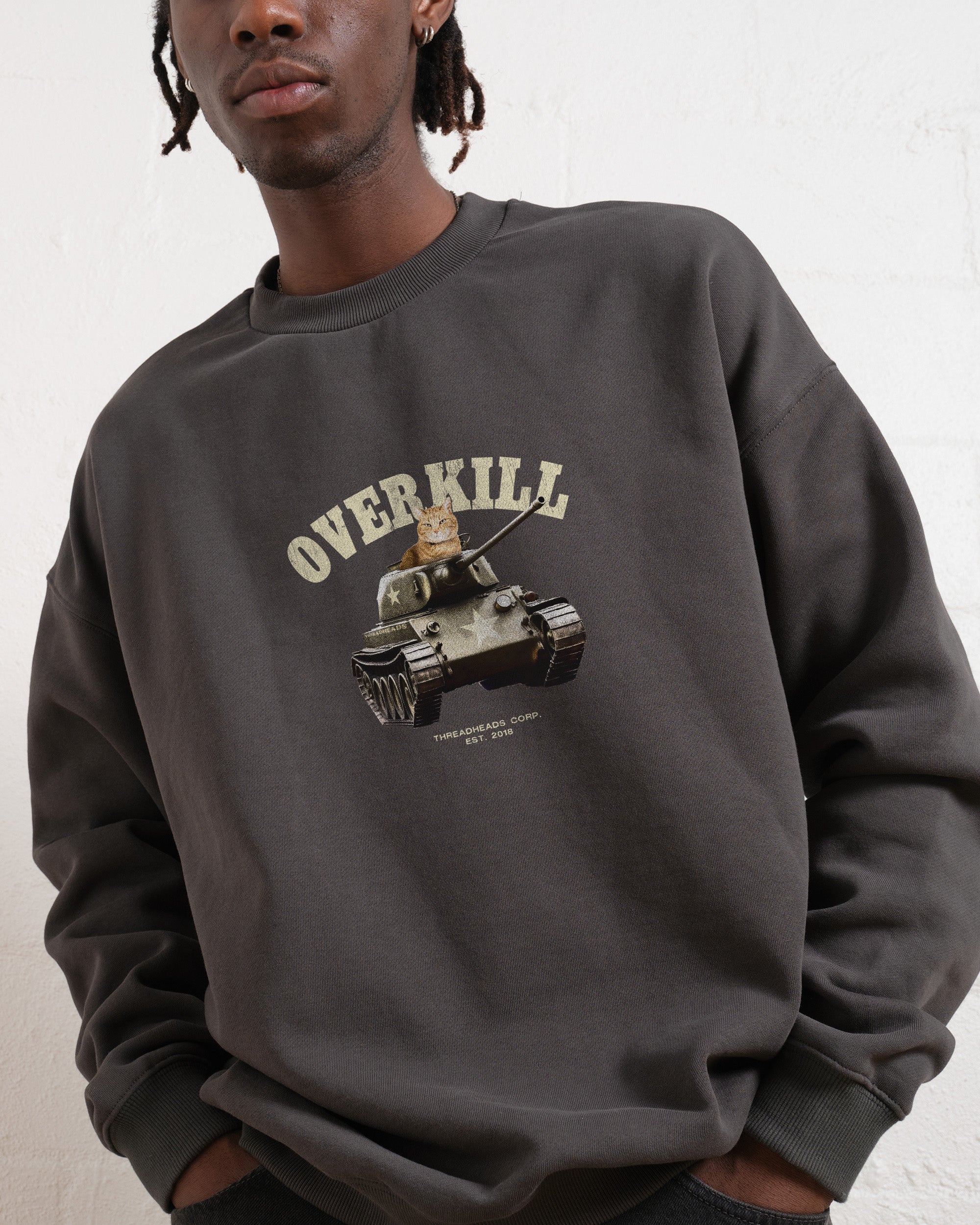 Overkill Sweatshirt Australia Online Charcoal