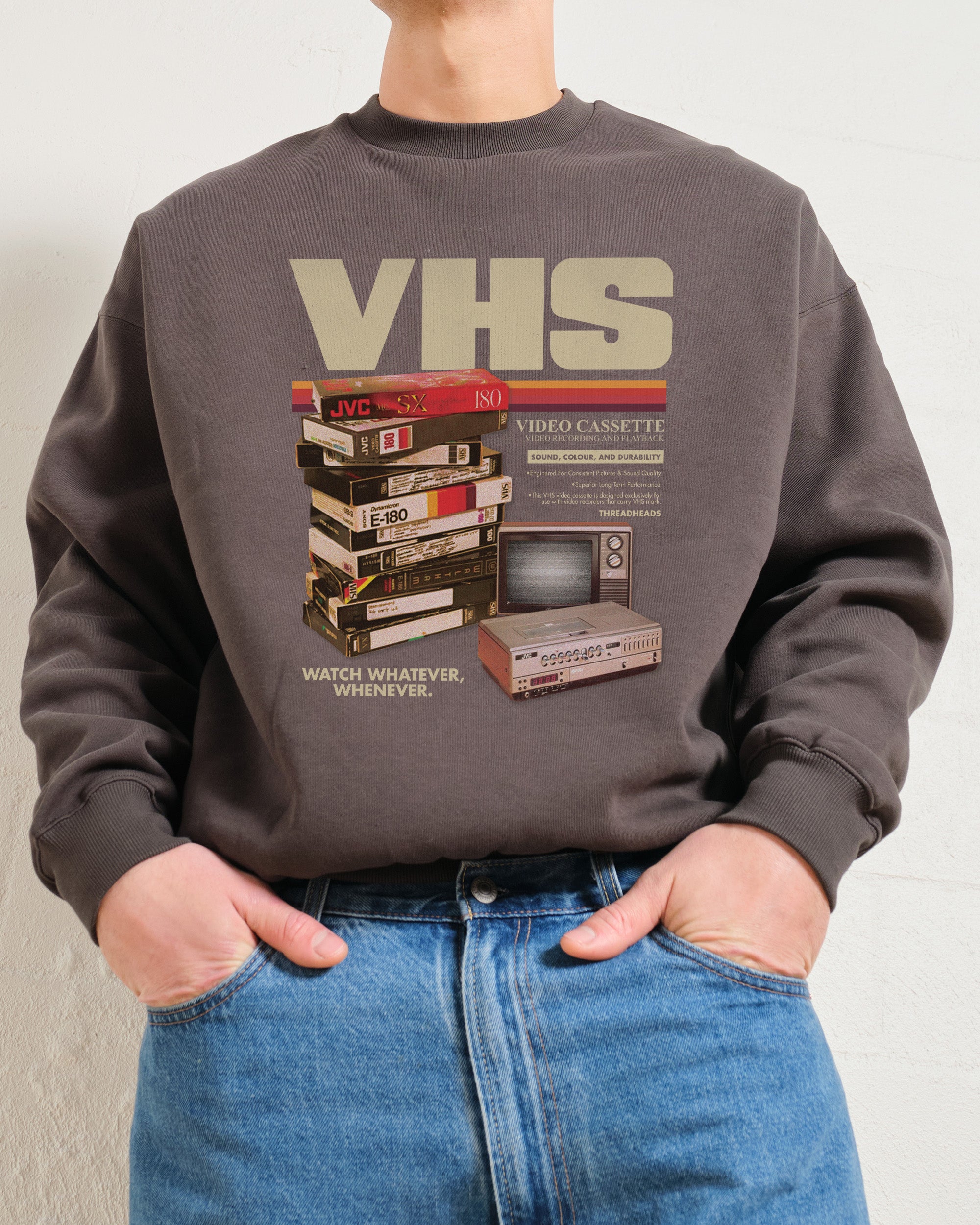 Vintage VHS Tapes Sweatshirt Australia Online