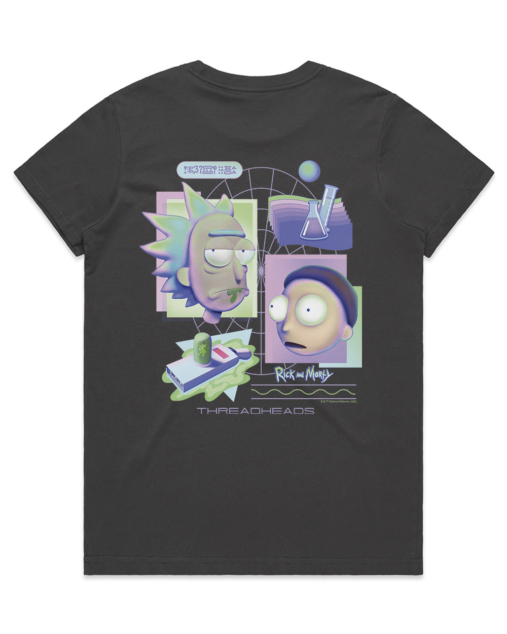 Rick Morty Experimental T-Shirt Australia Online #colour_coal