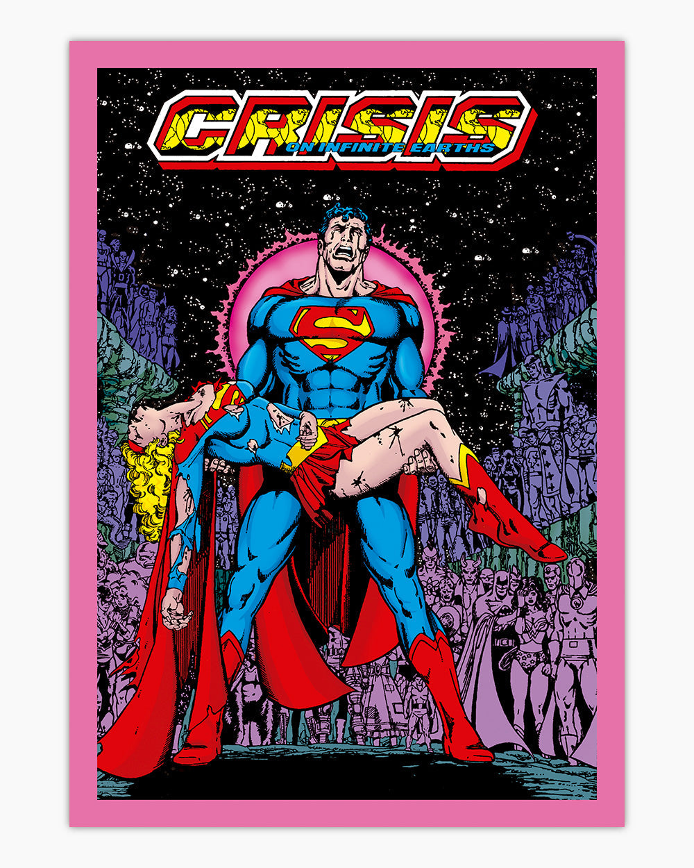 Crisis Art Print #colour_Pink