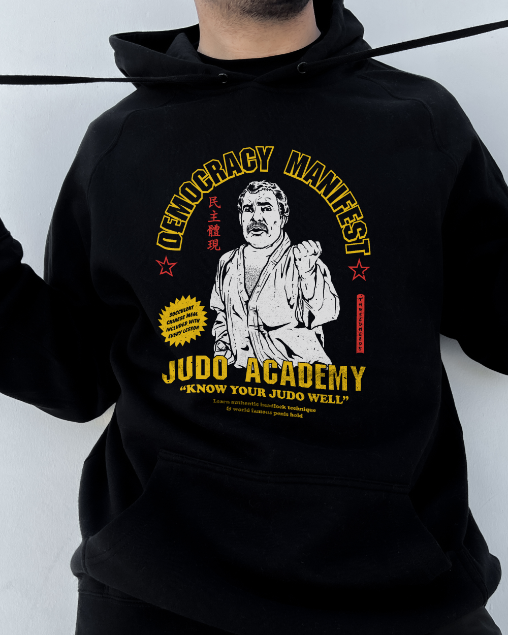 Democracy Manifest Judo Academy Hoodie Australia Online #colour_black