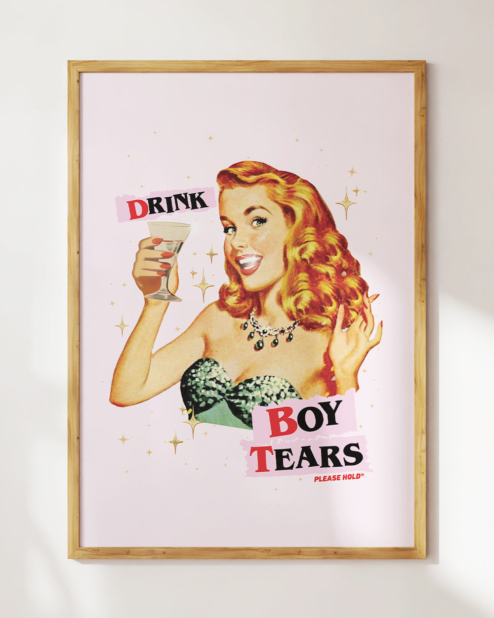 Drink Boy Tears Art Print