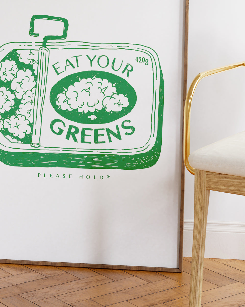 Eat Your Greens Art Print