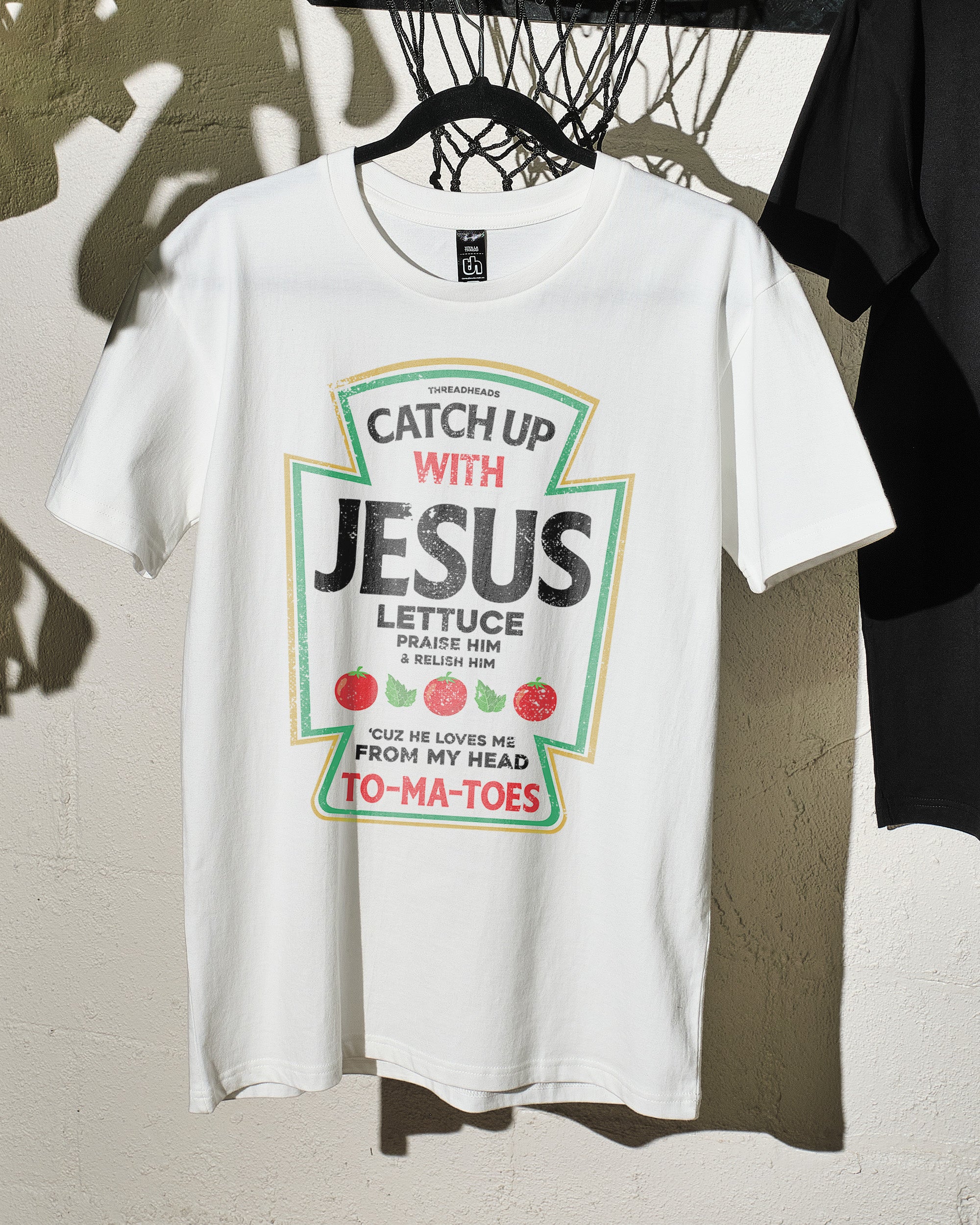 Catch Up with Jesus T-Shirt Australia Online White