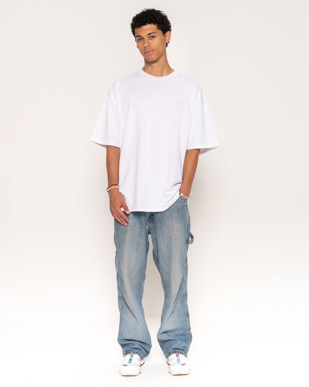 Oversized Tee 4 Pack: Black, Charcoal, Natural, White