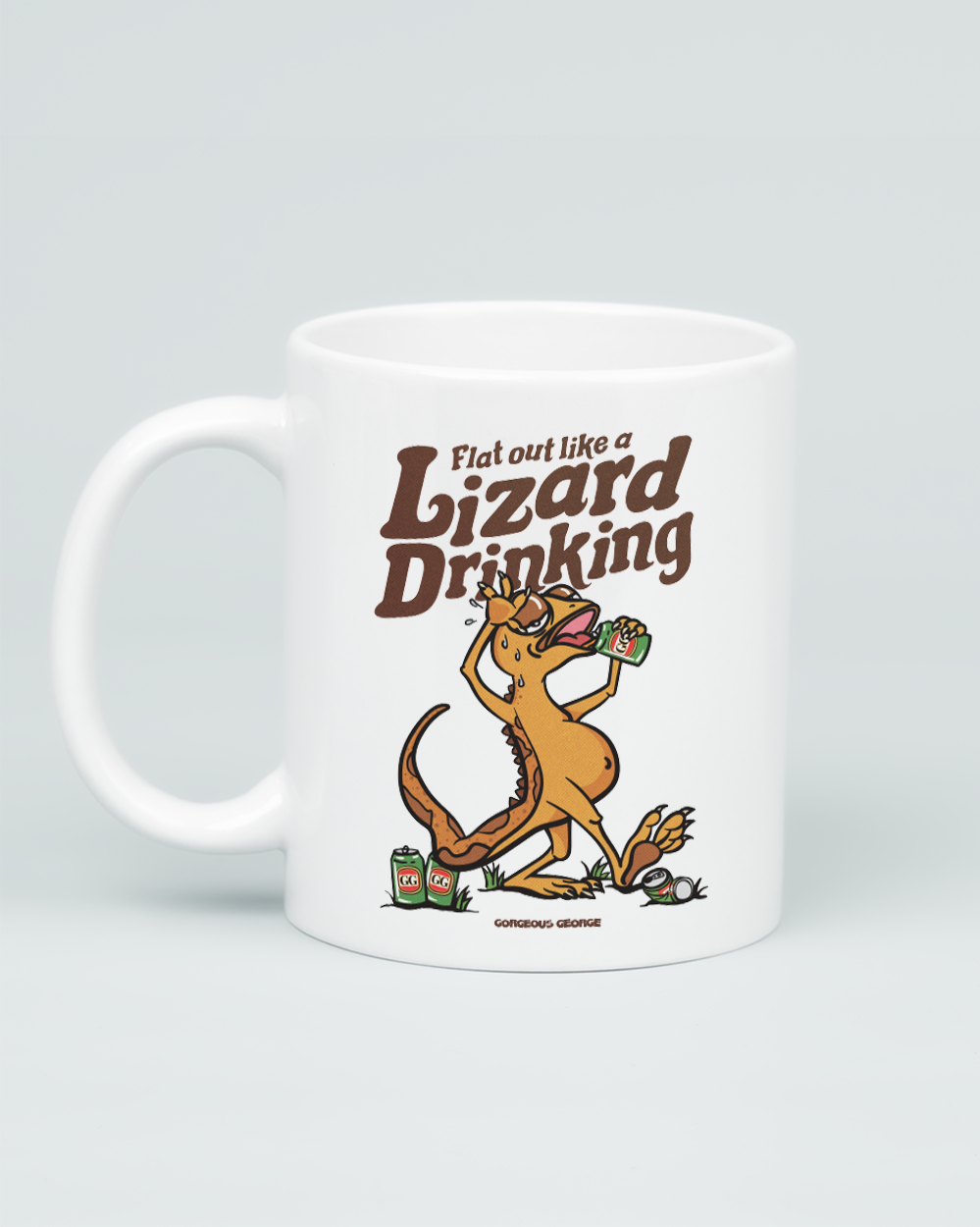 Flat Out Like A Lizard Drinking Mug