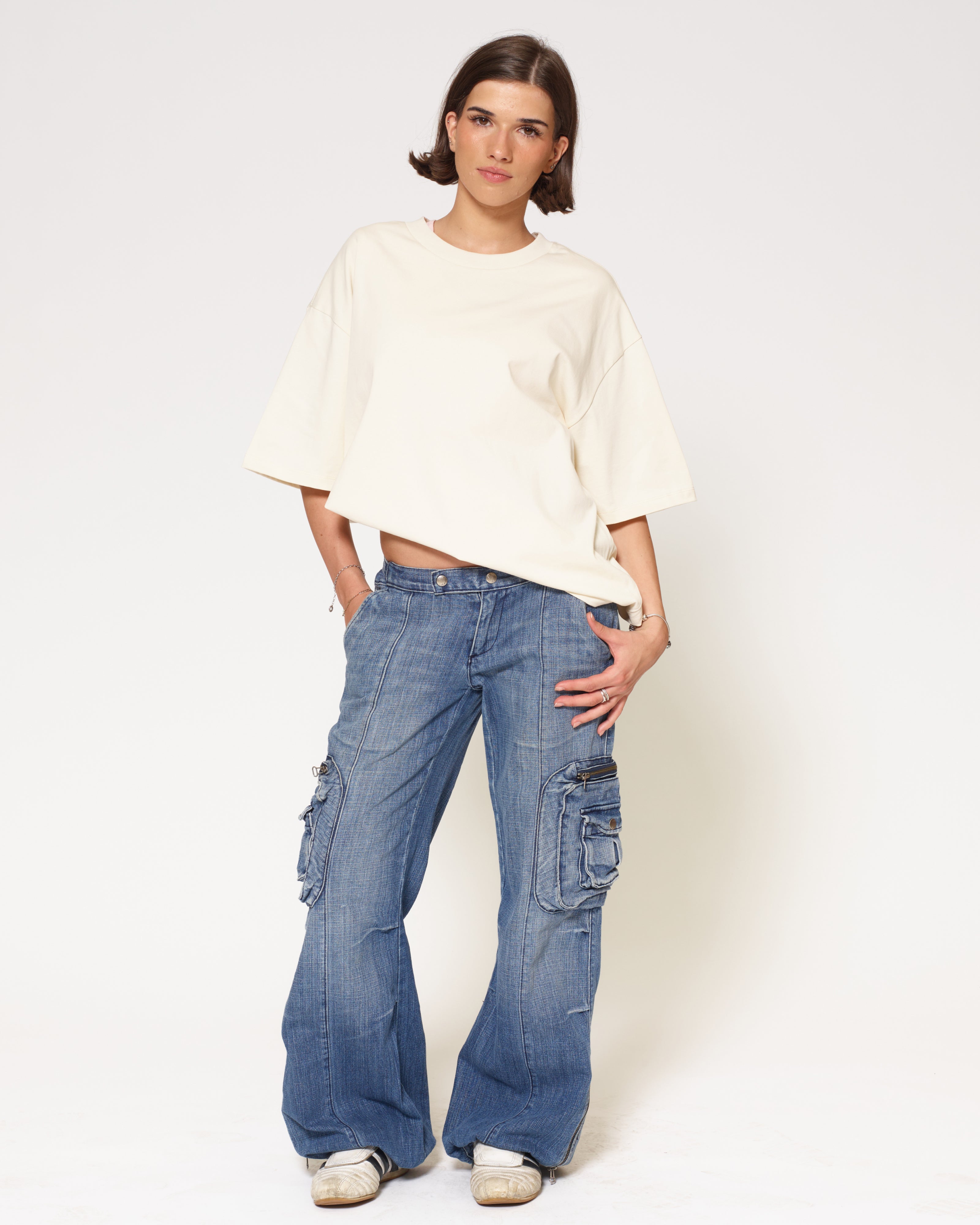 Oversized Tee 2 Pack: Lilac, Natural