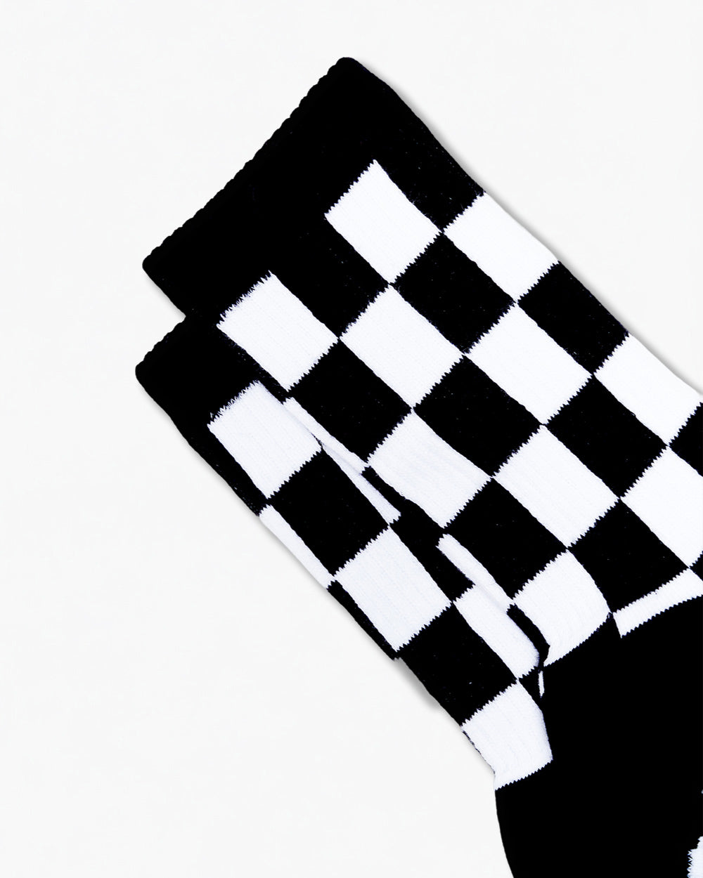Black Check Pattern Socks