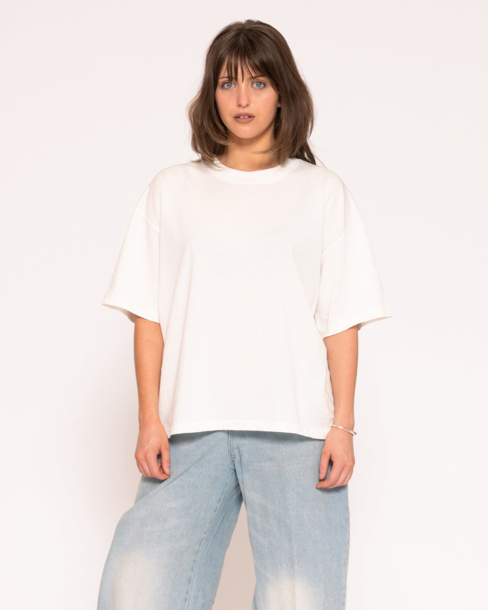 Boxy Crop Tee 5-Pack: Black, White Blank Boxy Crop Tee – view 3
