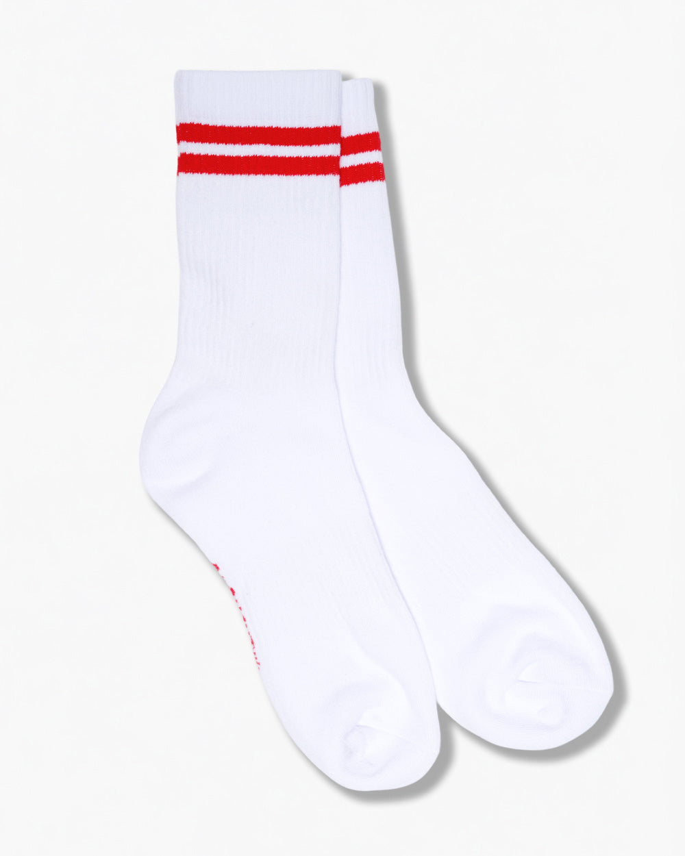 Red Collegiate Stripe Socks