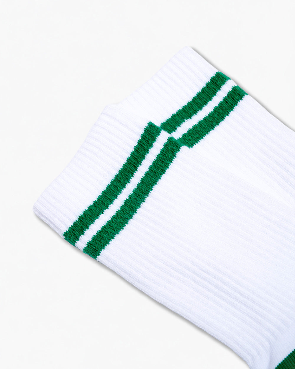 Green Collegiate Stripe Socks