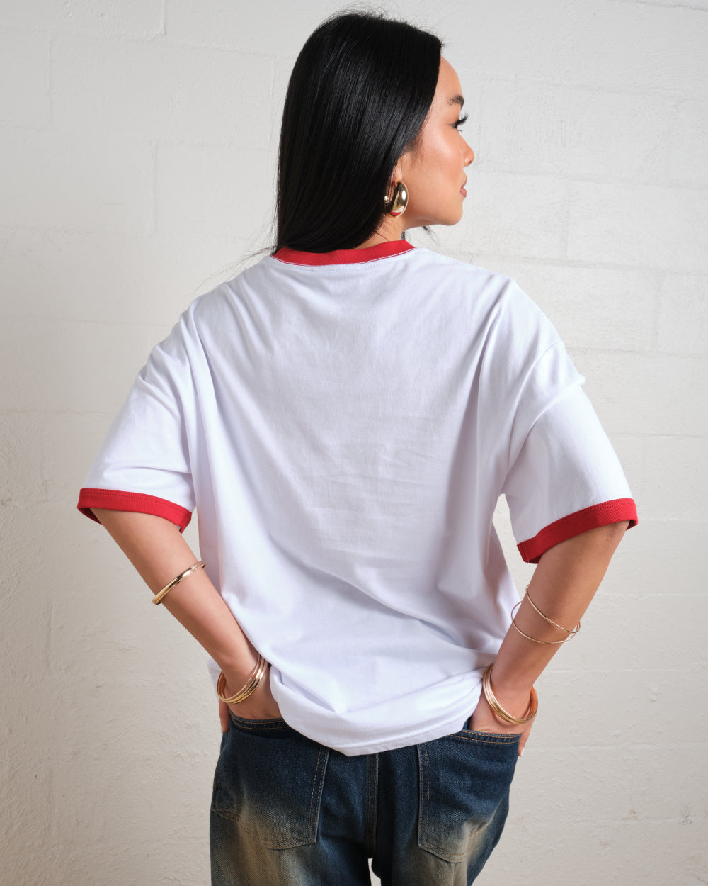 Classic Tee 2-Pack: Black and Red Ringer