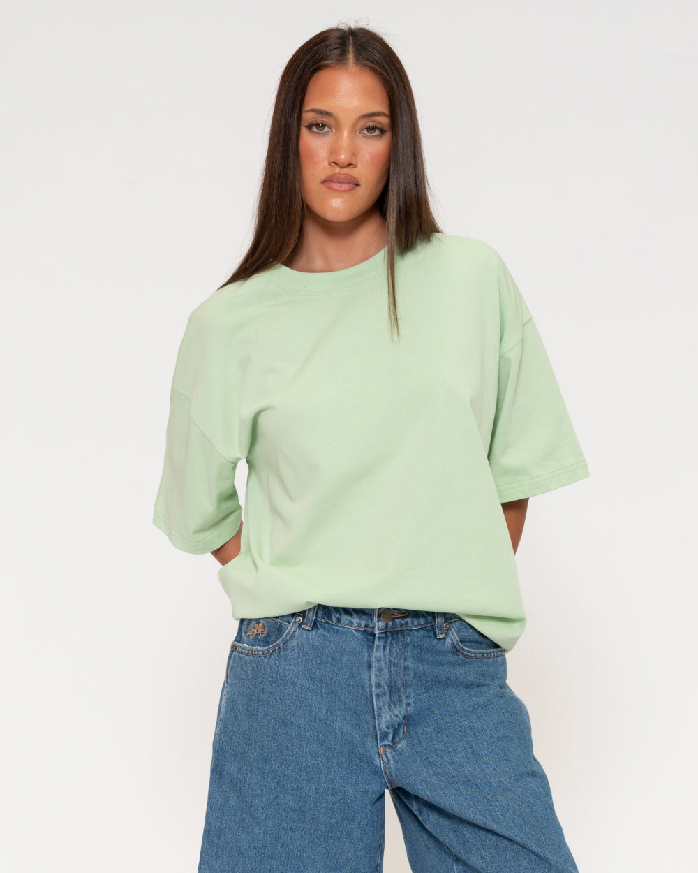 Boxy Crop Tee 3-Pack: Pistachio, Pink, Pale Blue