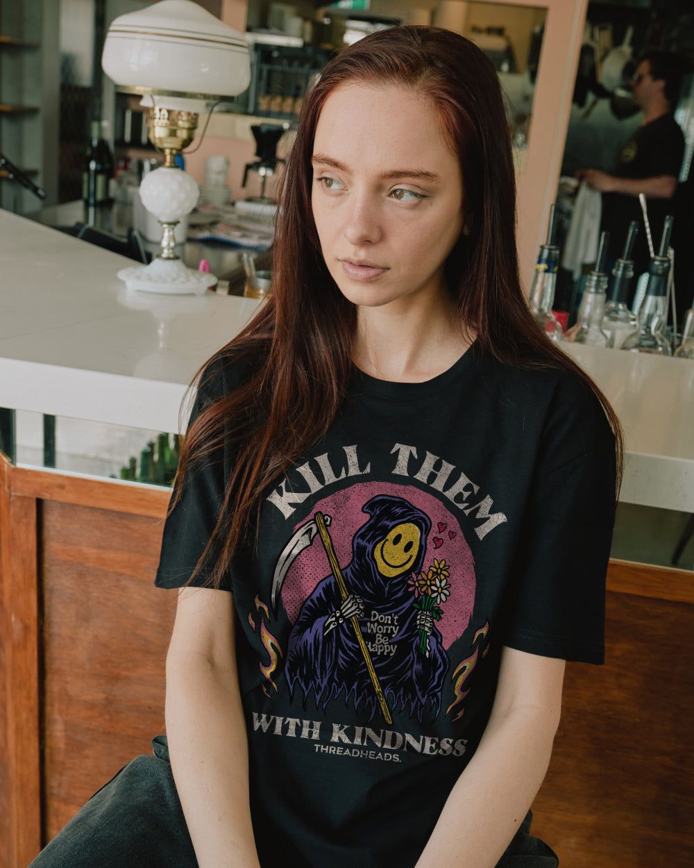 KILL EM WITH KINDNESS TEE – Ghost Cowboy