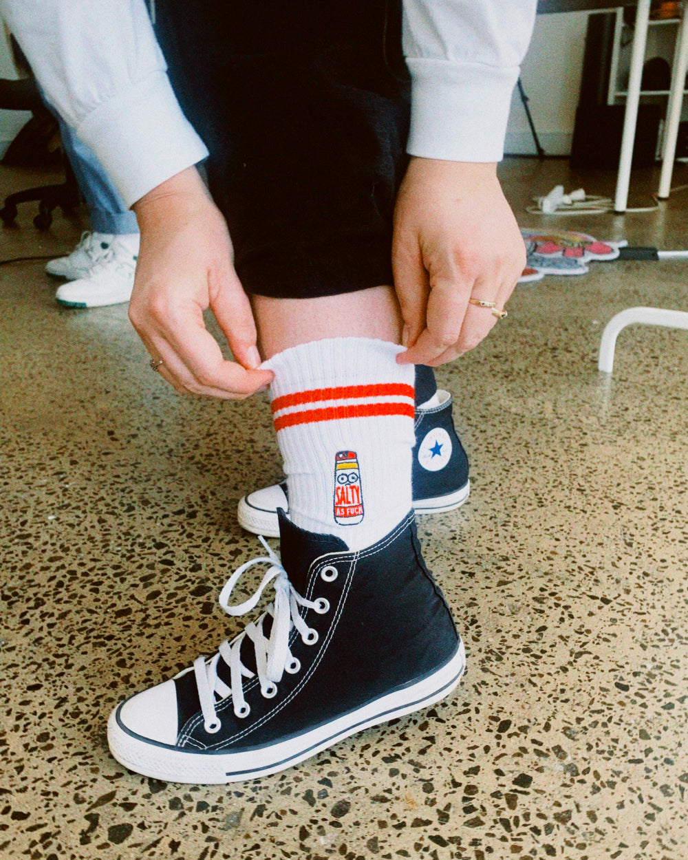 Salty AF Socks Funny Socks Australia