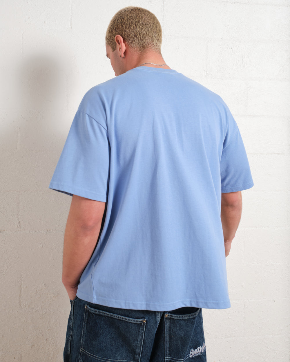 Oversized Tee 2 Pack: Powder Blue, Natural