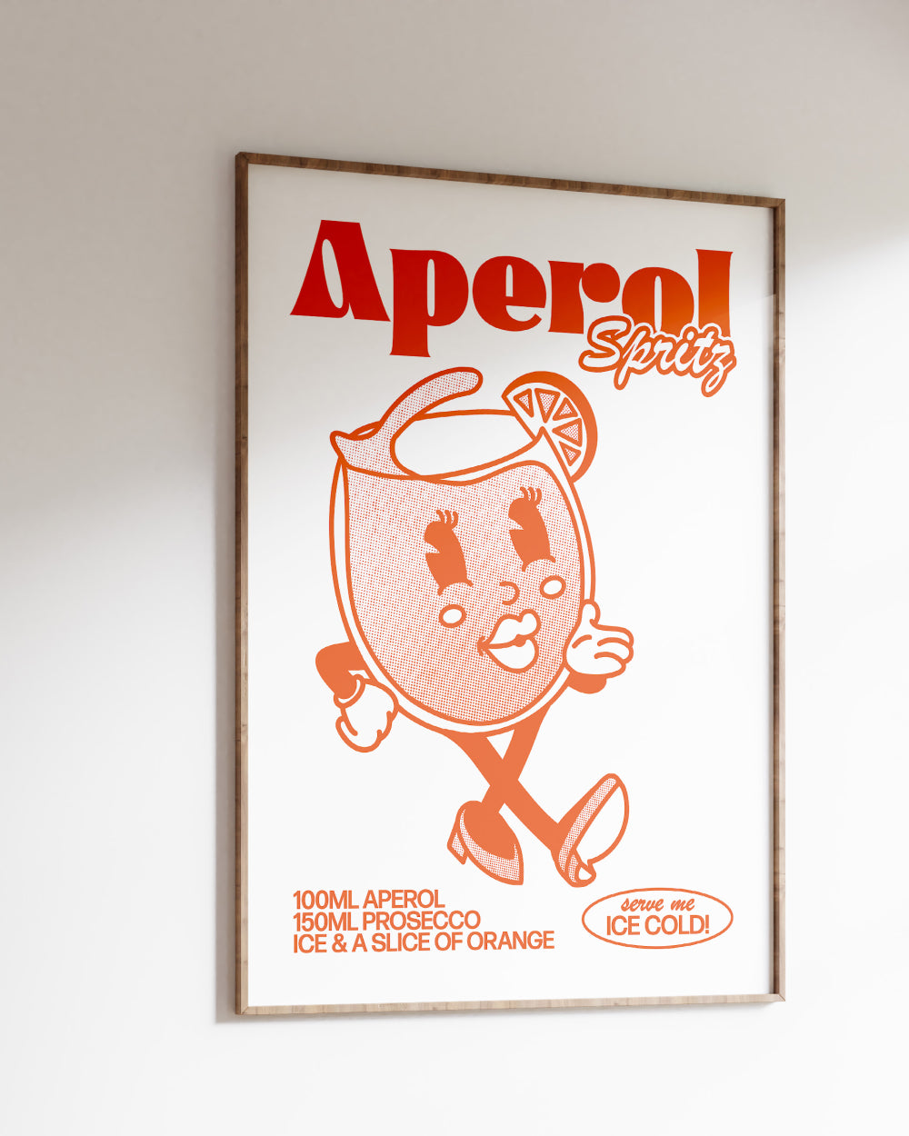 Aperol Spritz Art Print #colour_white