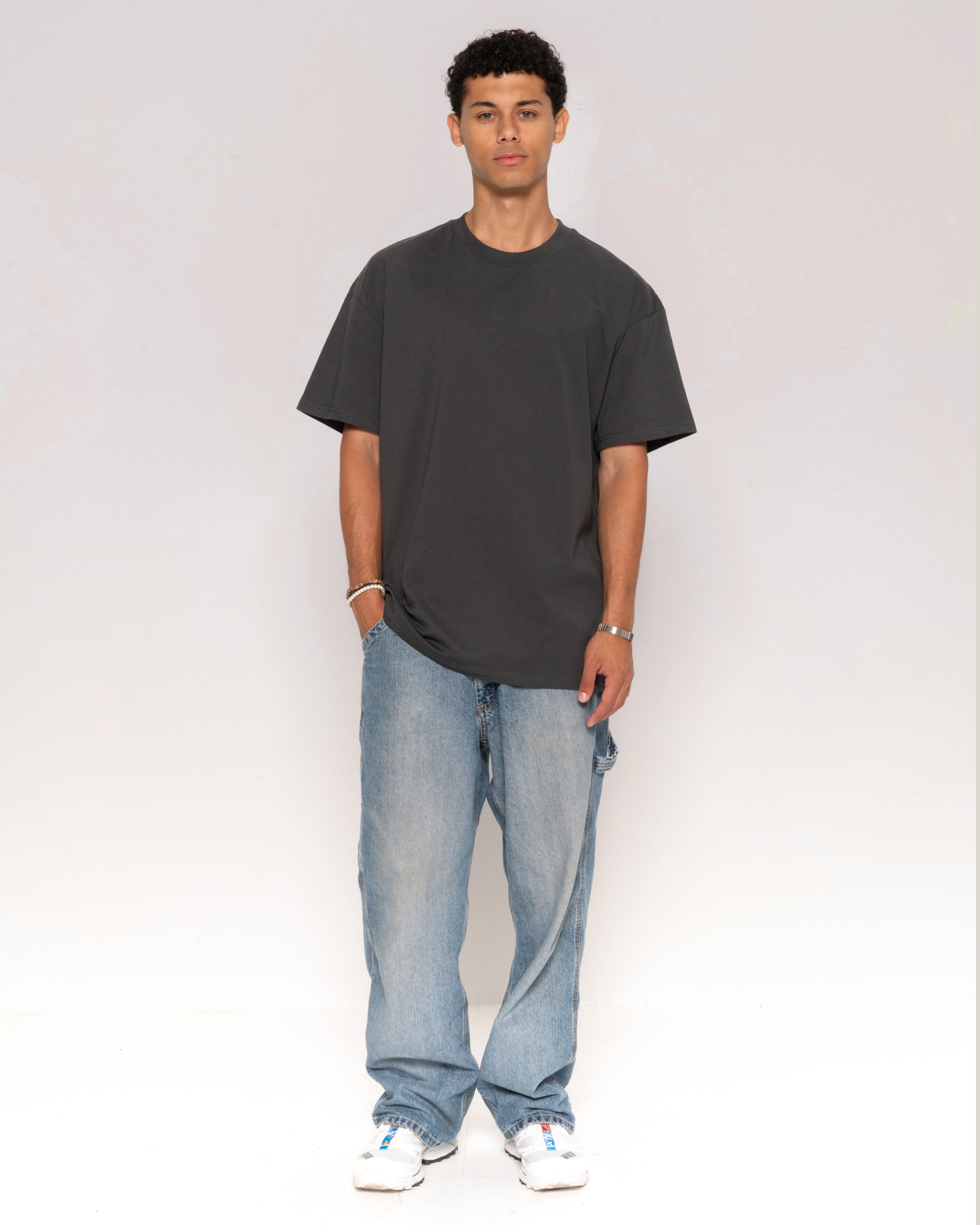 Classic Tee 5-Pack: Black, Brown, Charcoal, Navy, White
