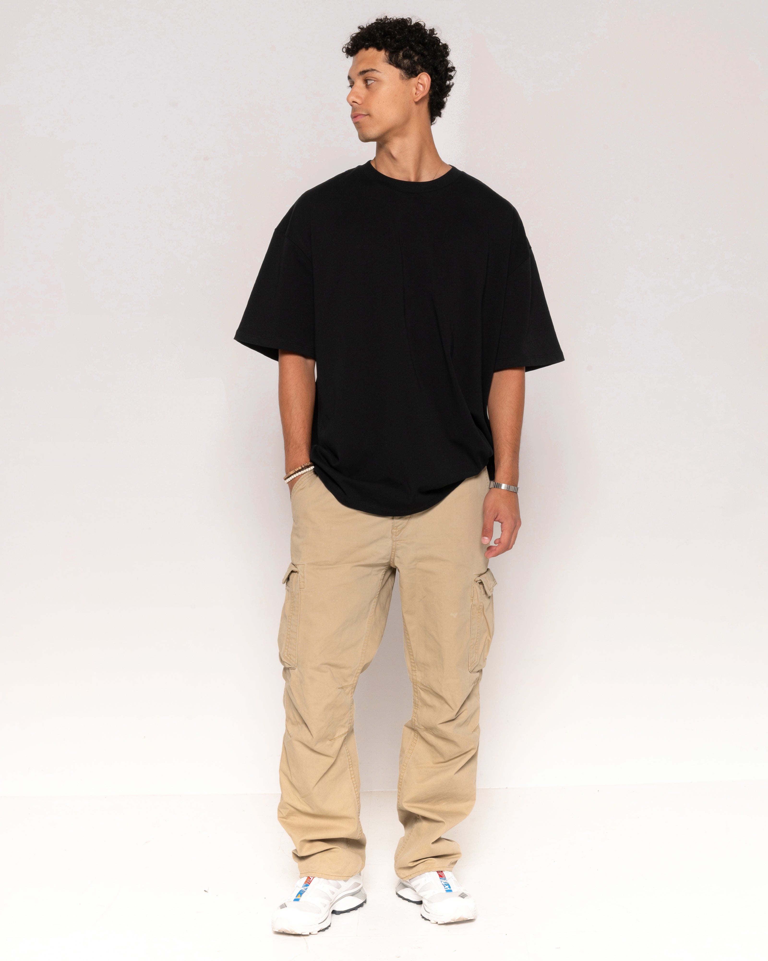 Oversized Tee 2-Pack: Black, White