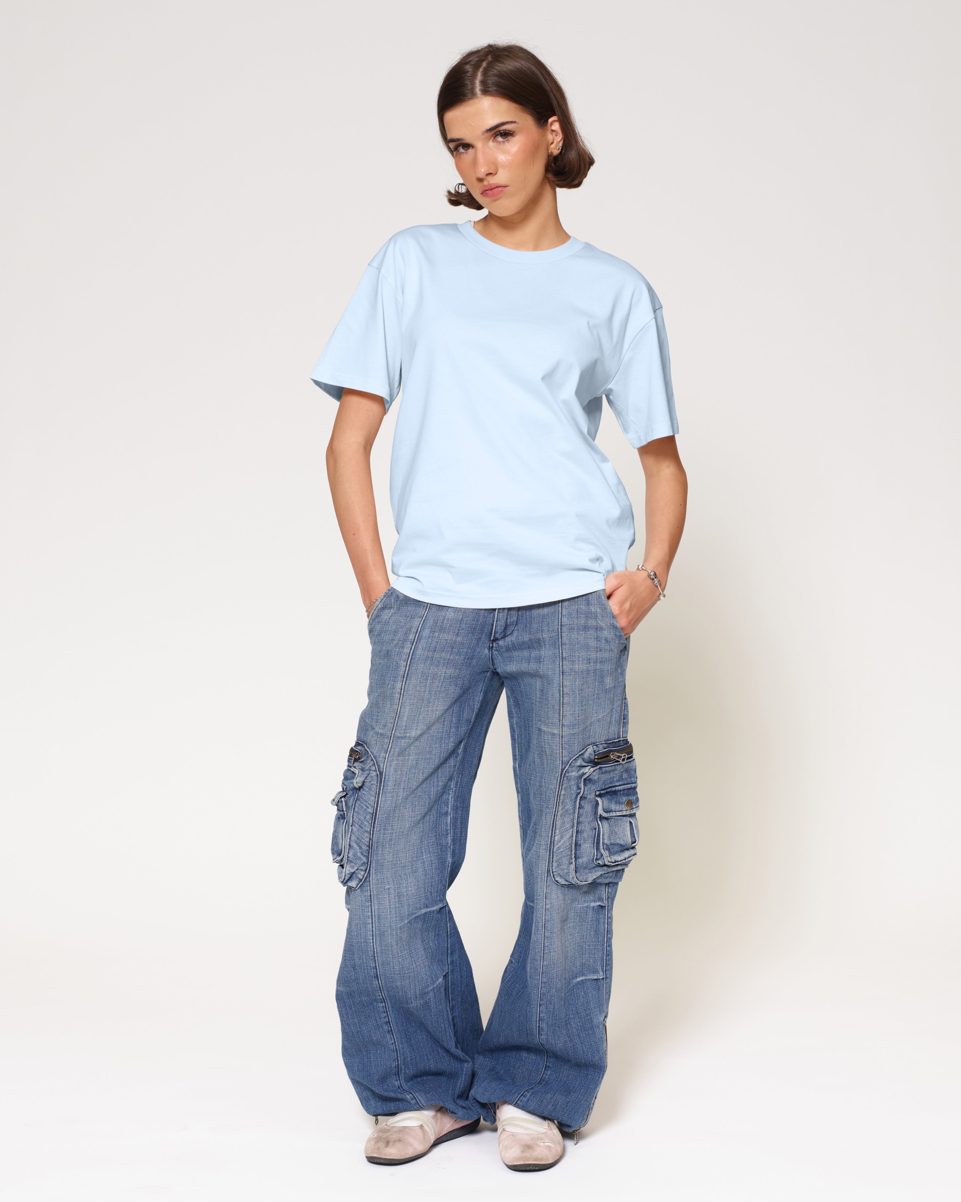 Classic Tee 5-Pack: Brown, Navy, Charcoal, Pale Blue, White