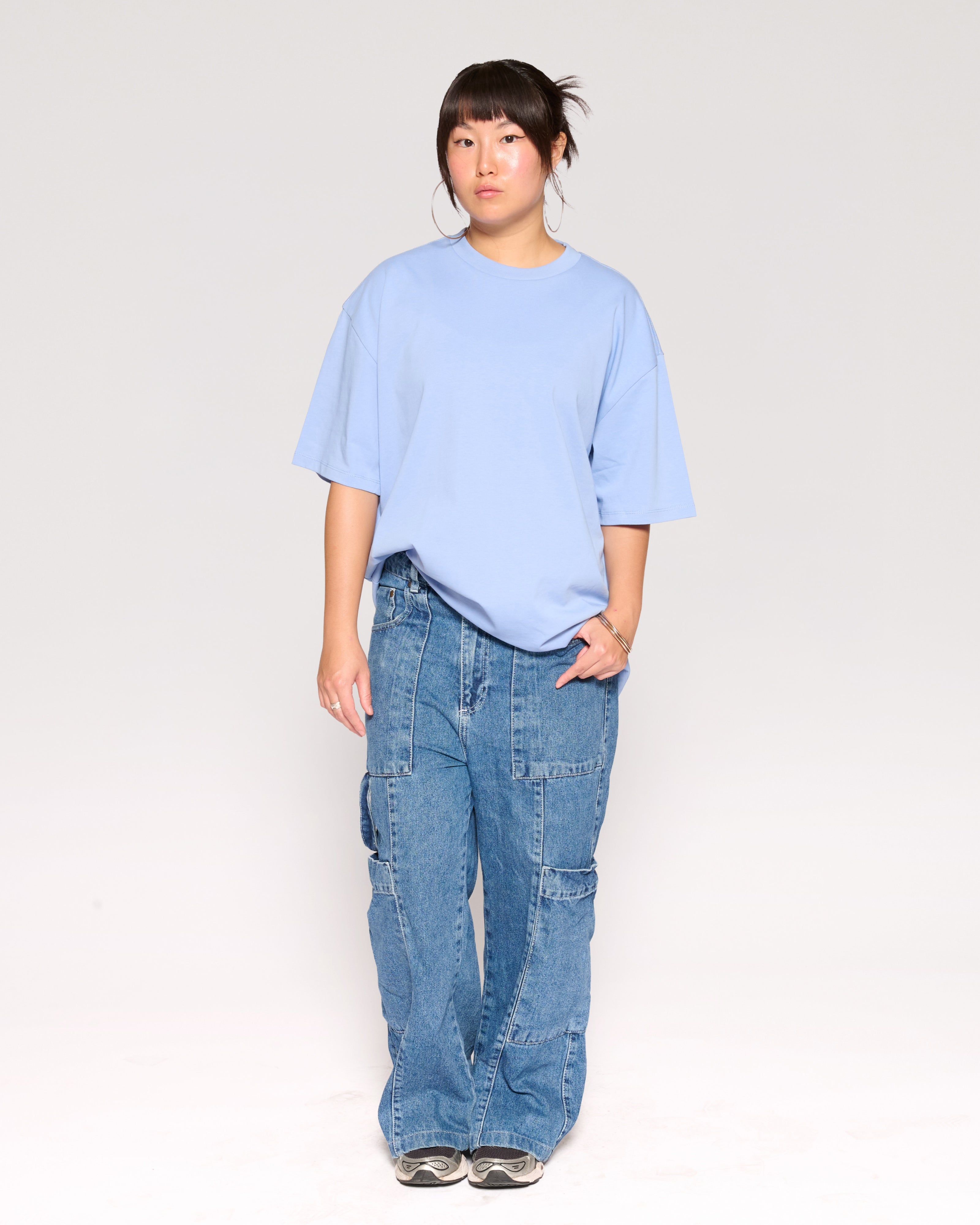 Oversized Tee 2 Pack: Powder Blue, Lilac