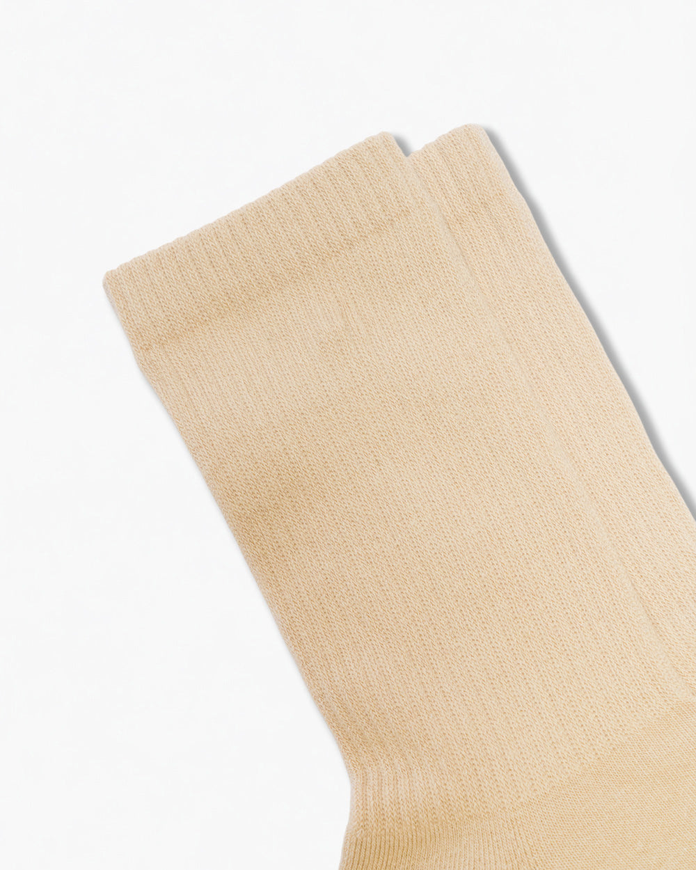 Plain Cream Socks