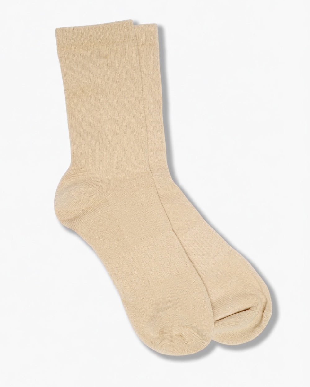 Plain Cream Socks